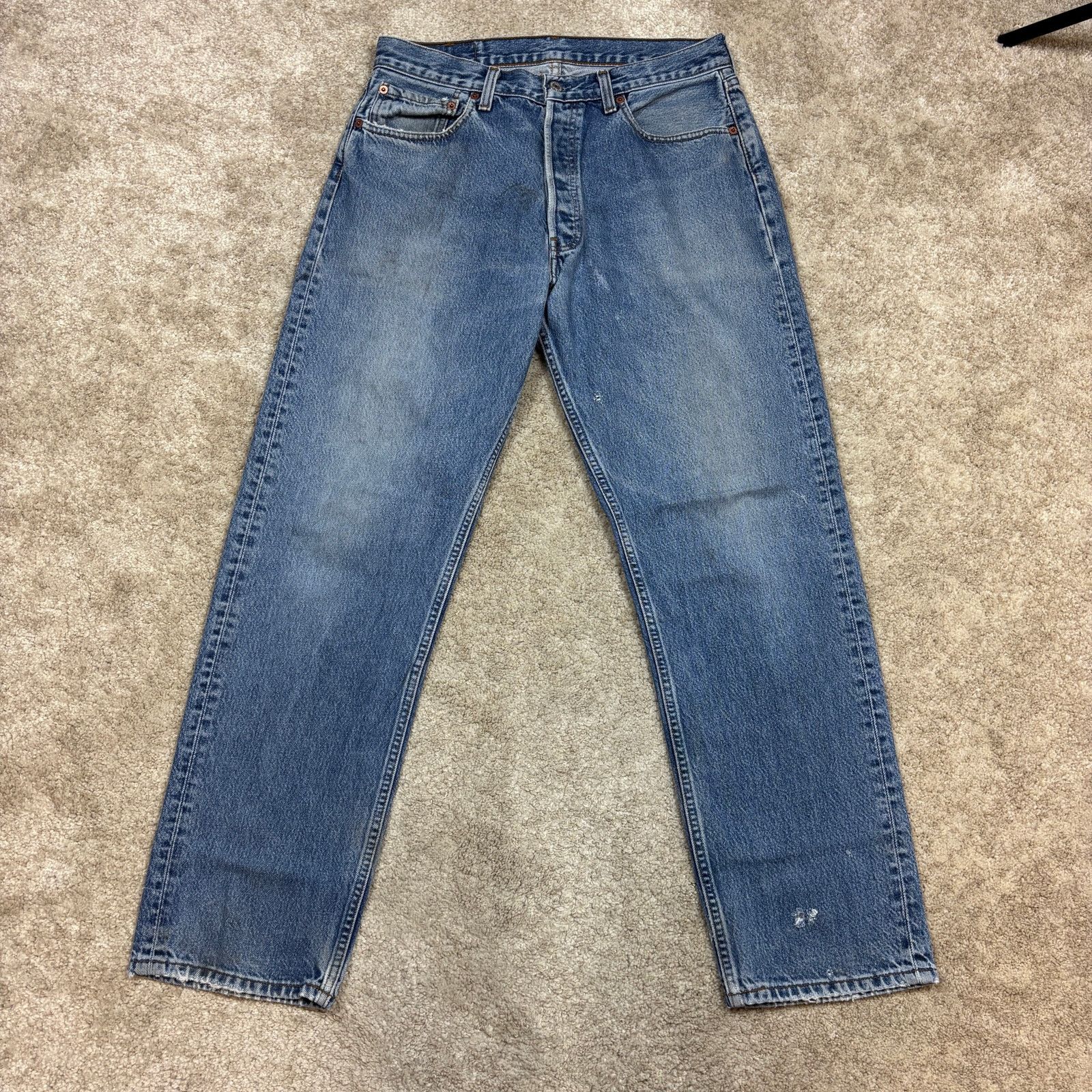 Levi's × Vintage Vintage 90s Levi's 517 Boot Cut Jeans 34x32 (Actual 32x31) Size US 32 / EU 48 - 3 Thumbnail