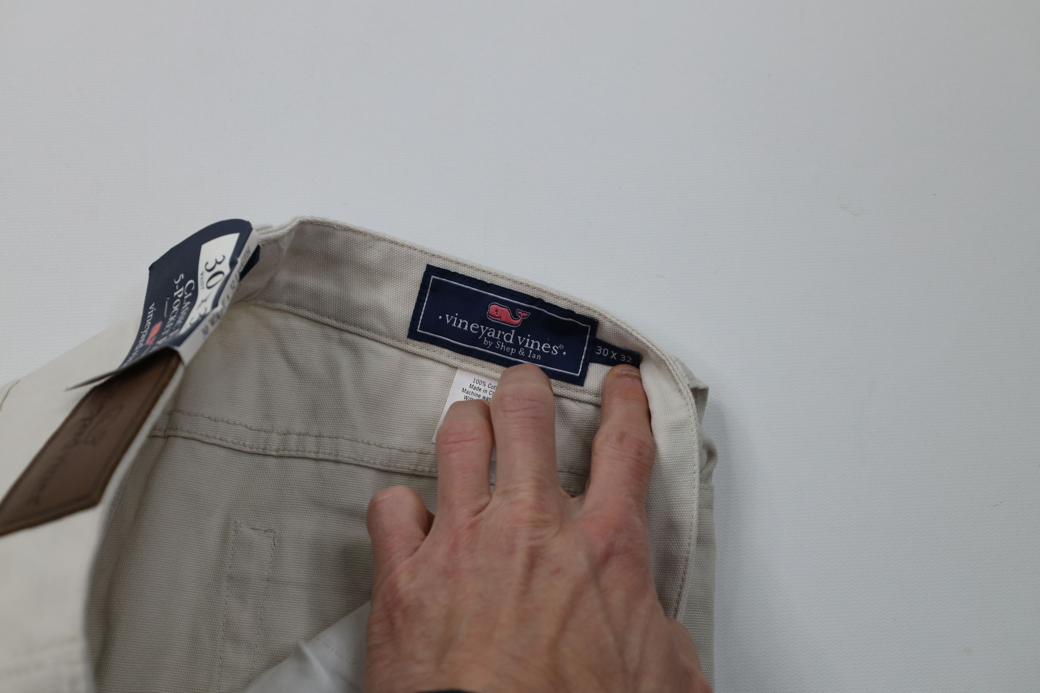 Vineyard Vines New Vineyard Vines 5 Pocket Straight Leg Pants Stone Beige Size US 30 / EU 46 - 7 Thumbnail