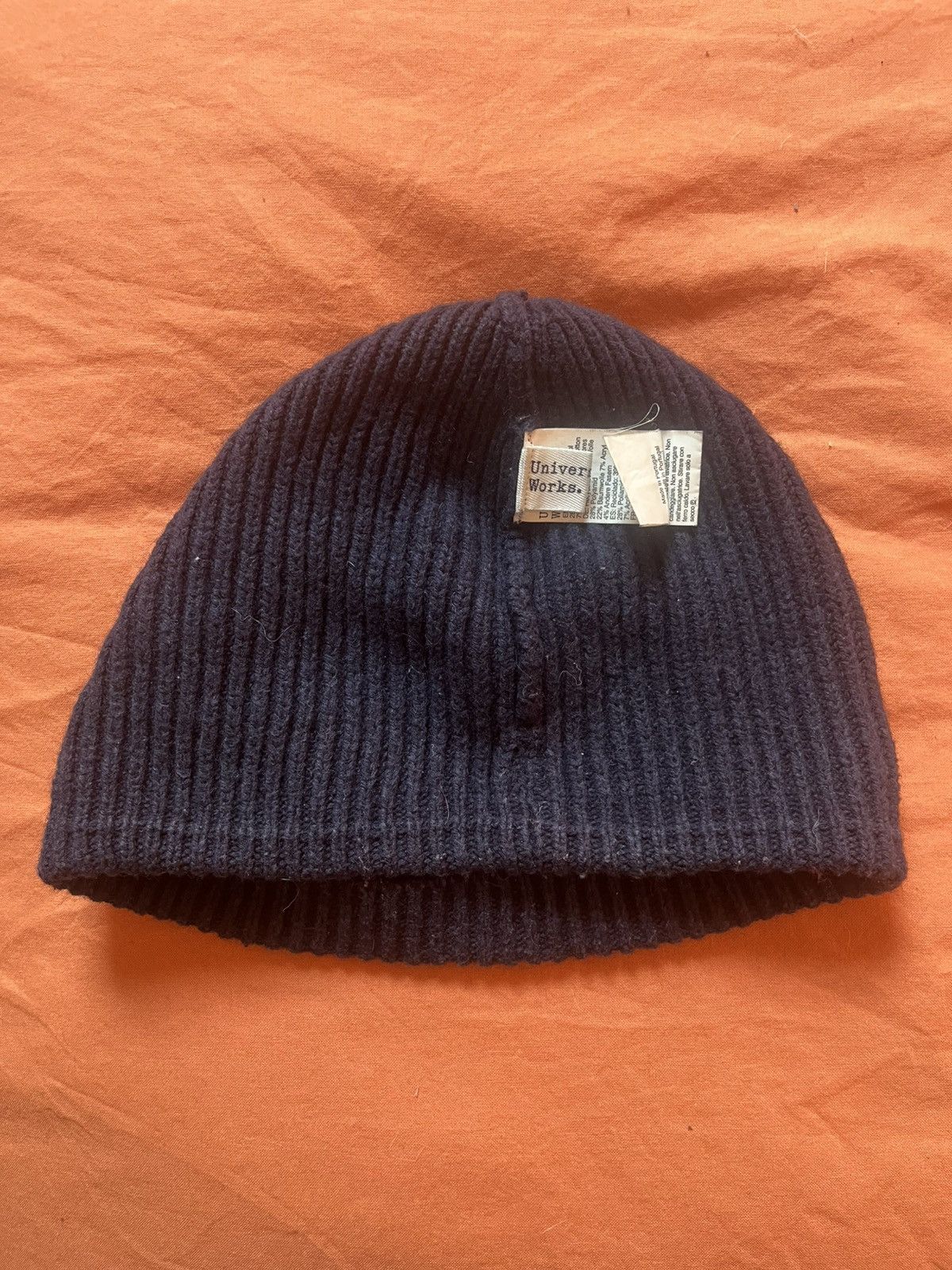 Universal Works Universal Works Navy Beanie Watch Cap Made in Portugal Size ONE SIZE - 2 Thumbnail
