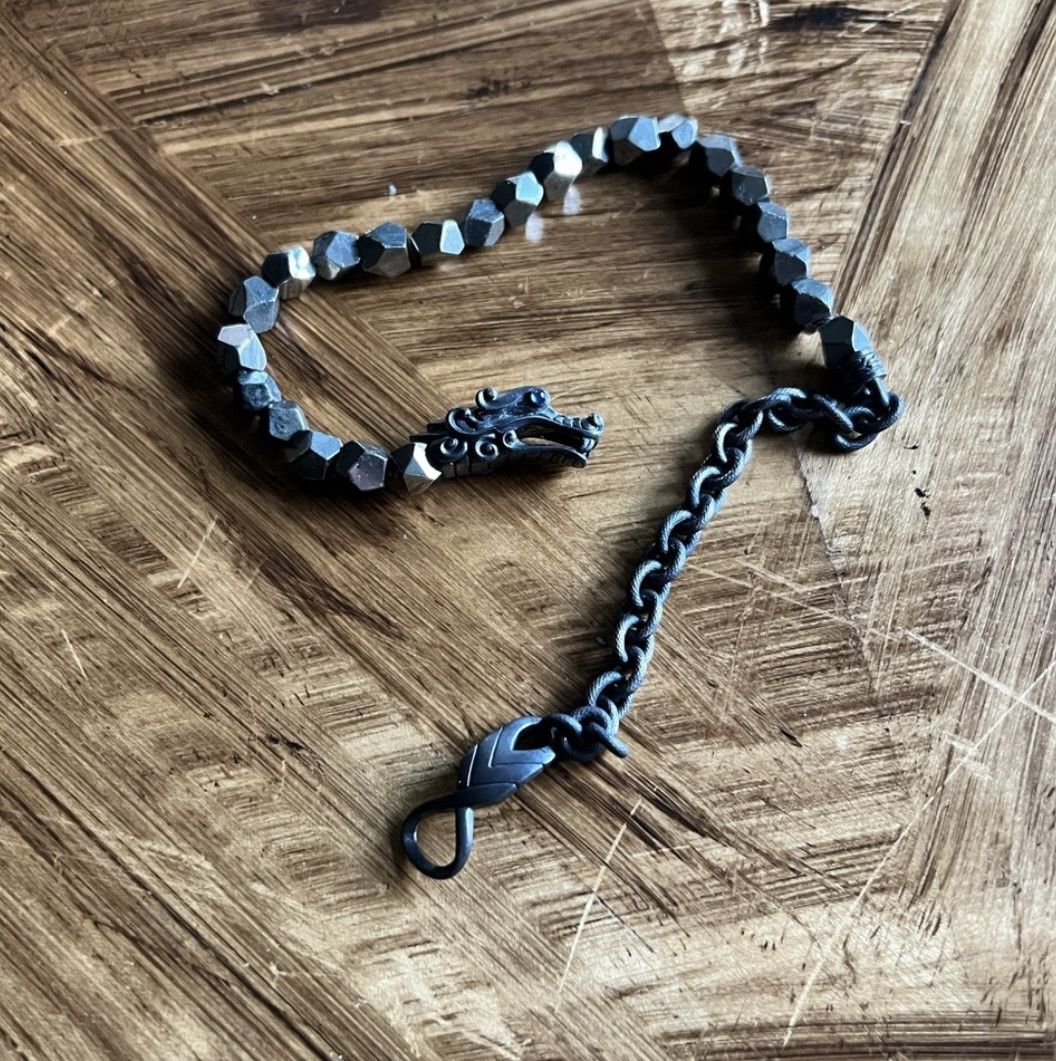John Hardy JOHN HARDY Legends Naga Blackened Silver & Pyrite Wrap Size ONE SIZE - 2 Thumbnail
