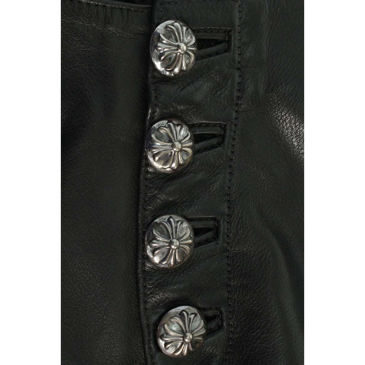 Chrome Hearts Chrome Hearts Flare Knee Leather Pants Size US 29 - 3 Thumbnail