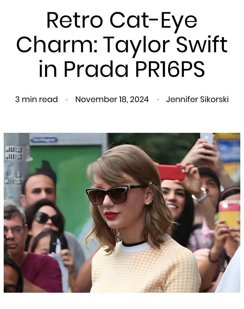 Prada Prada Logo Havana Retro Cat Eye Oversized Sunglasses Size ONE SIZE - 3 Thumbnail