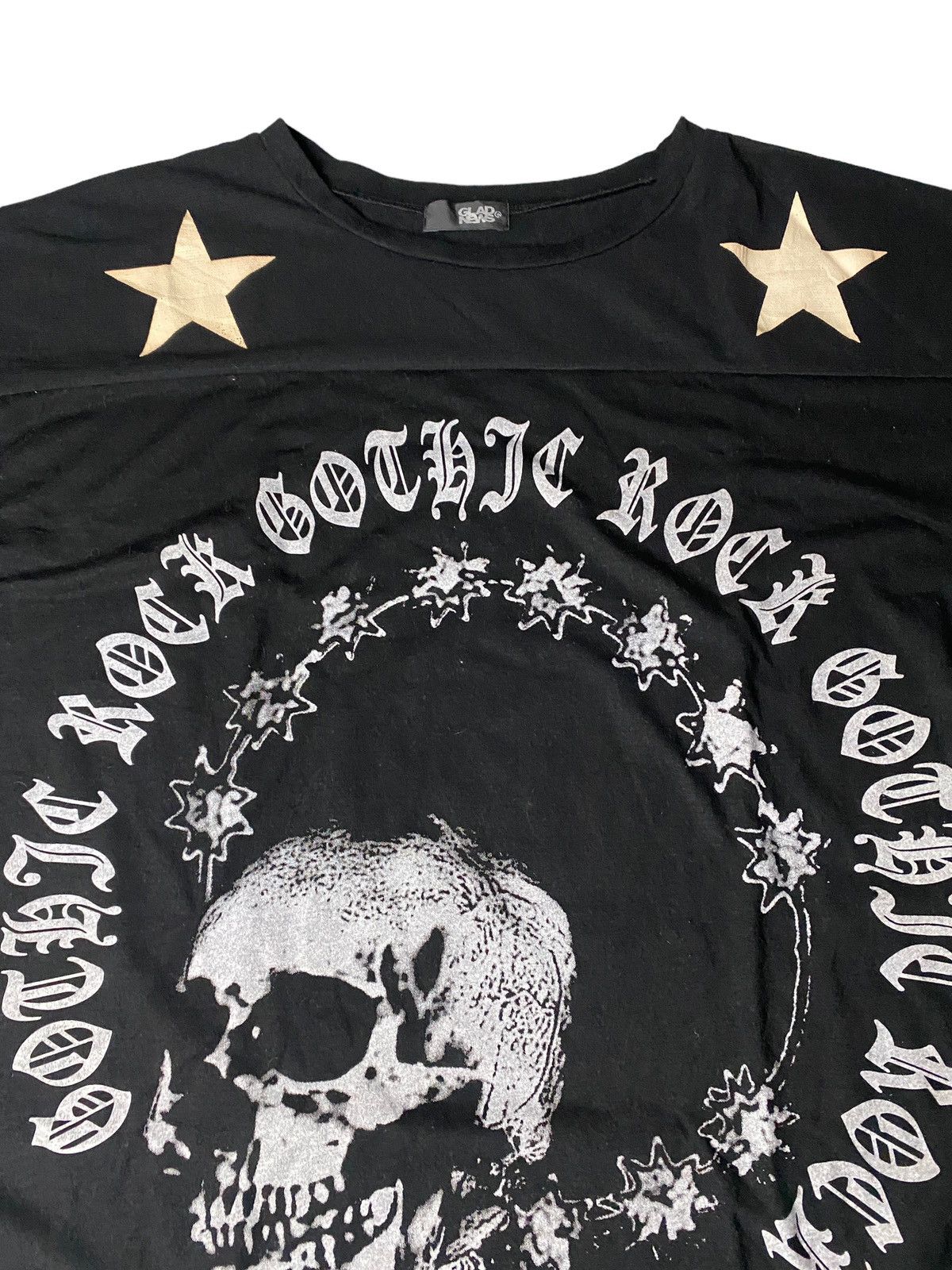 Hysteric Glamour 2000's Glad News Star Skull Cross Shirt Size US XL / EU 56 / 4 - 5 Thumbnail
