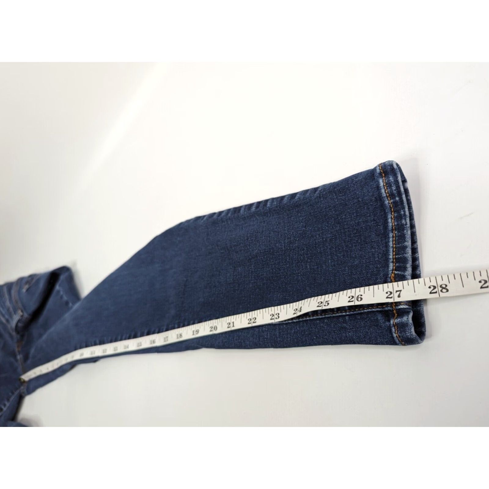 Old Navy Old Navy Rockstar Super Skinny Jeans - Dark Wash Stretch Women's 10 Jeans Size 32" / US 10 / IT 46 - 6 Thumbnail