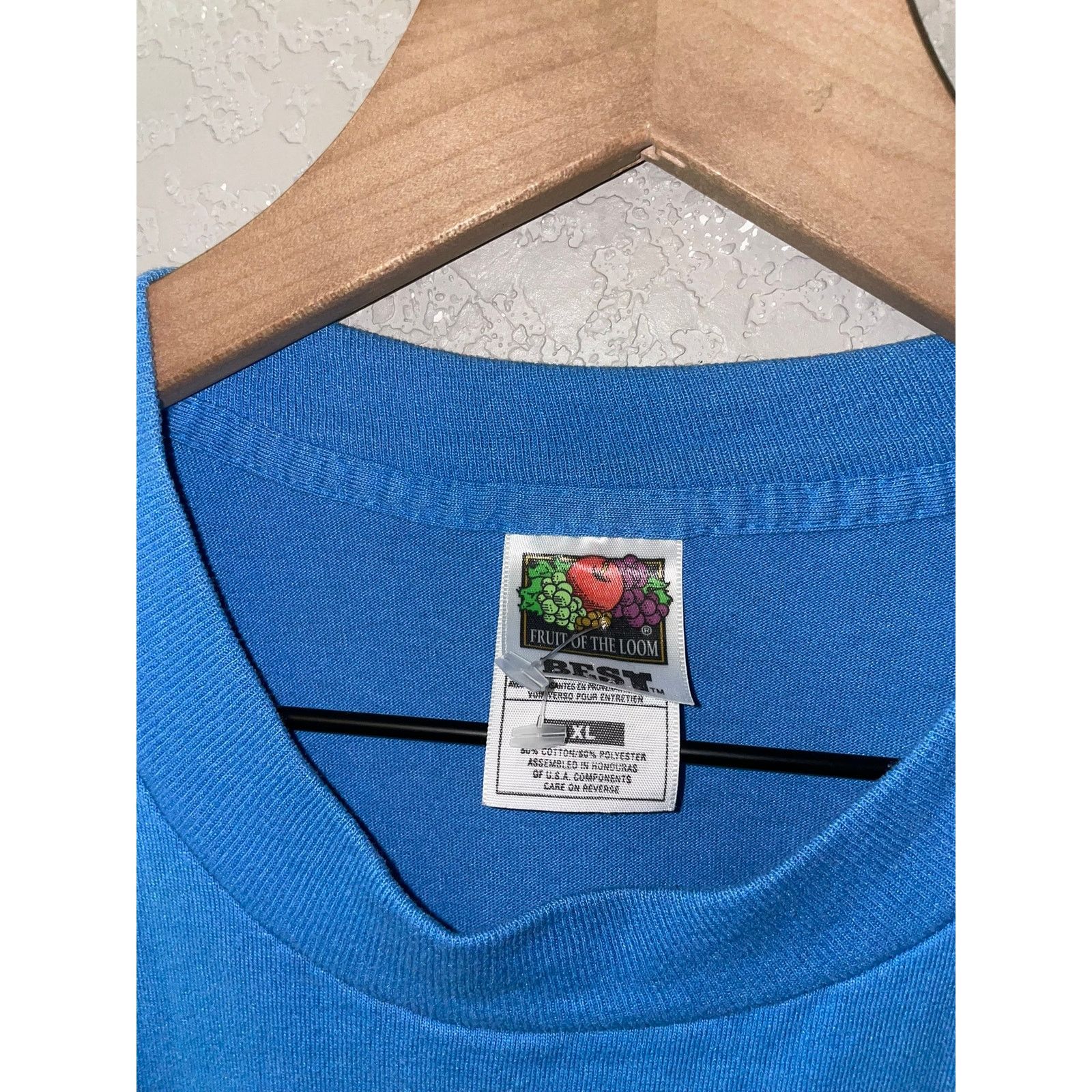 Fruit Of The Loom Vintage Thespian Shirt Rule World Art Tee Mask 1998 90s XL Size US XL / EU 56 / 4 - 6 Thumbnail