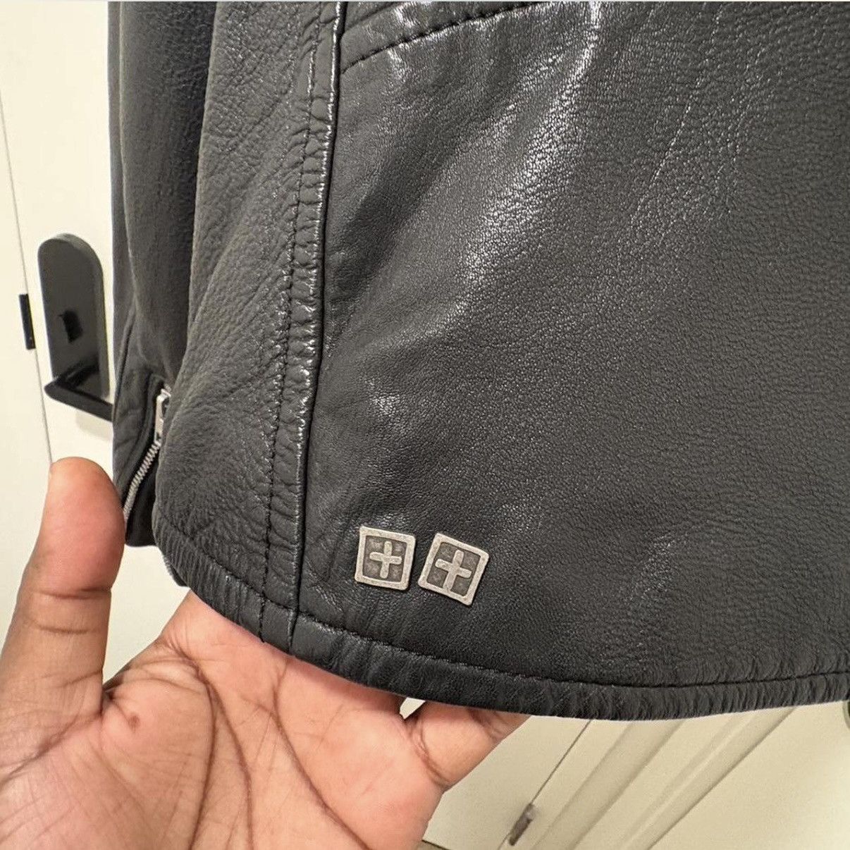 Ksubi Ksubi Leather Biker Jacket Size US XL / EU 56 / 4 - 6 Thumbnail