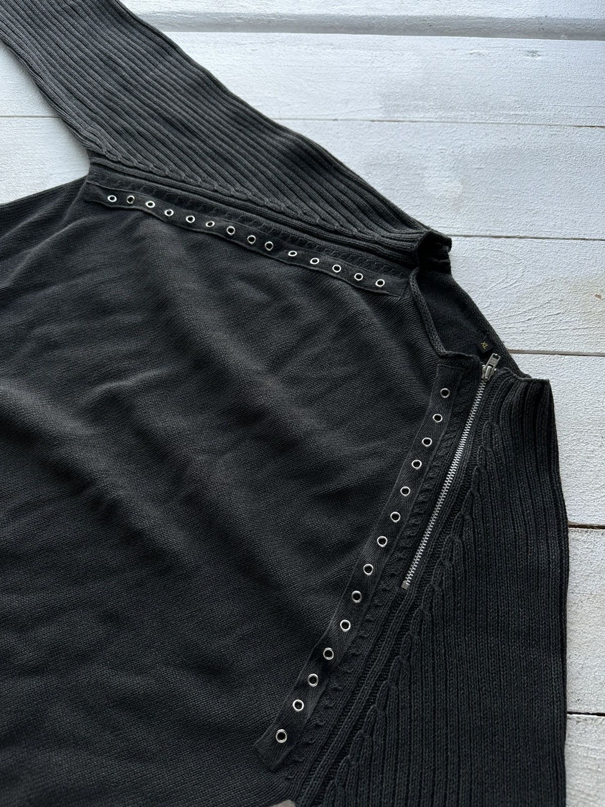Other 🚨Vintage AVANT-GARDE SWEATER ZIP Y2K gothic IFSIXWASNINE Size US XL / EU 56 / 4 - 3 Thumbnail