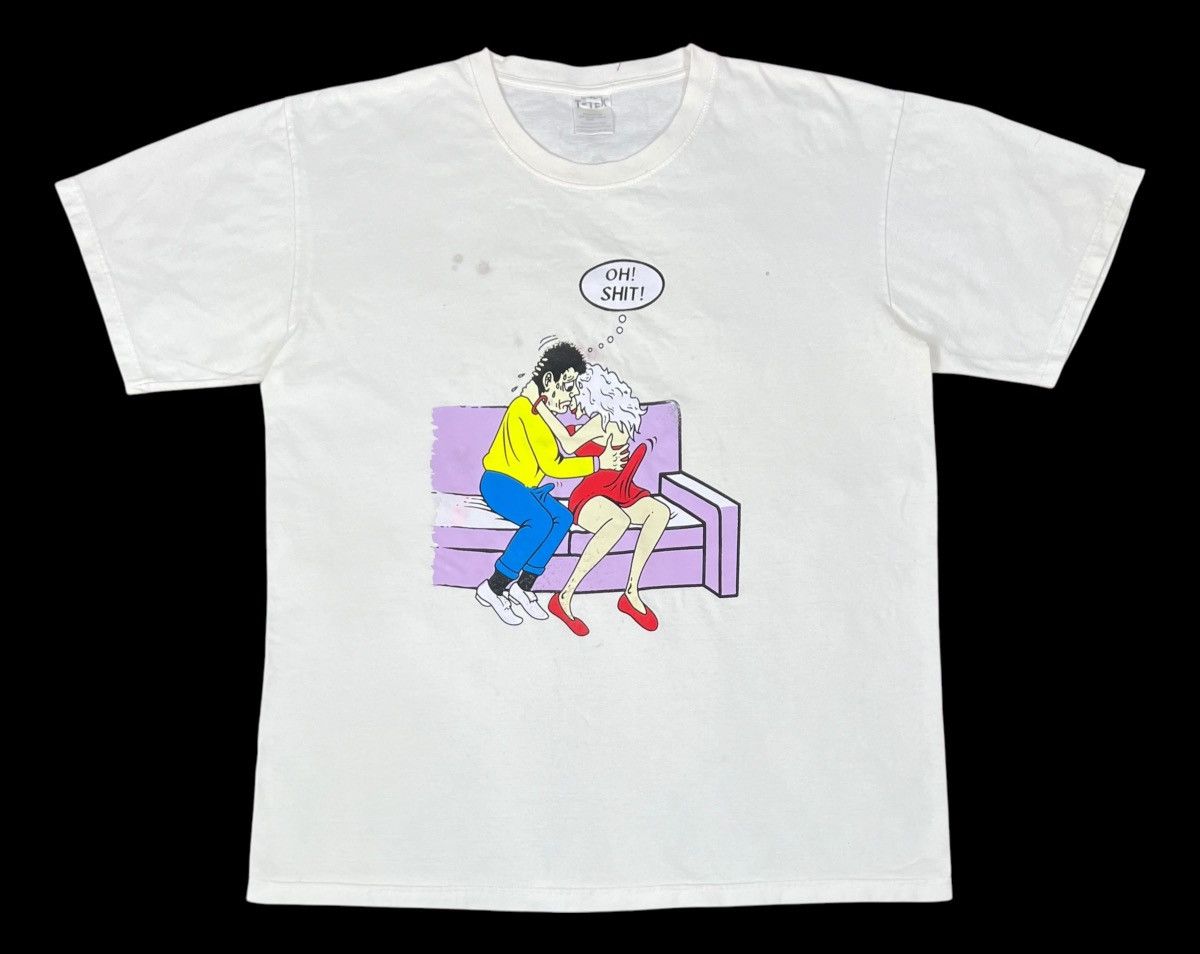 Vintage OH SHIT!! VINTAGE TEE Size US XL / EU 56 / 4 - 2 Thumbnail