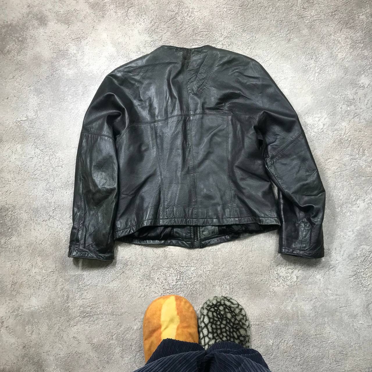 Japanese Brand VINTAGE Y2K LEATHER JACKET JAPAN CASUAL STREETWEAR 90s Size M / US 6-8 / IT 42-44 - 6 Thumbnail
