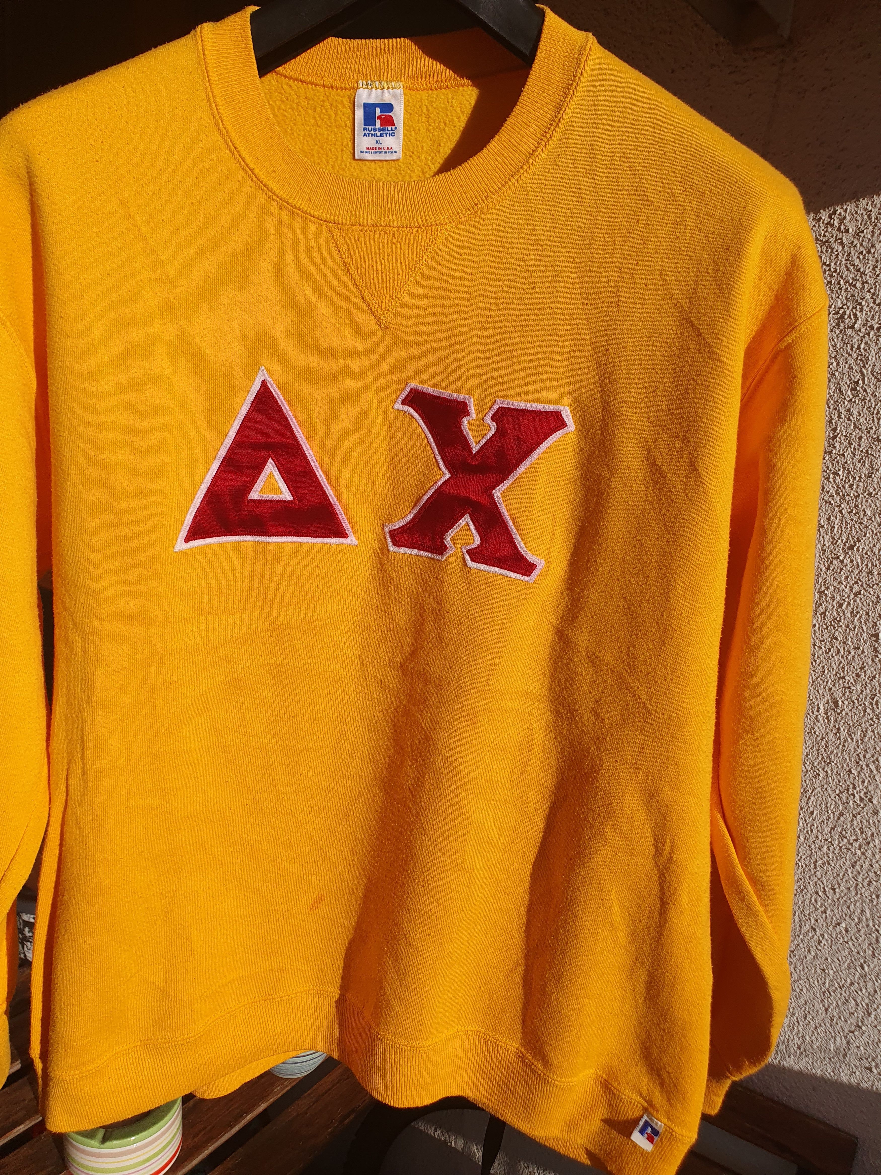 Russell Athletic × Vintage Vintage Russel Athletic Delta Chi Made in USA Sweatshirt L Size US L / EU 52-54 / 3 - 8 Thumbnail