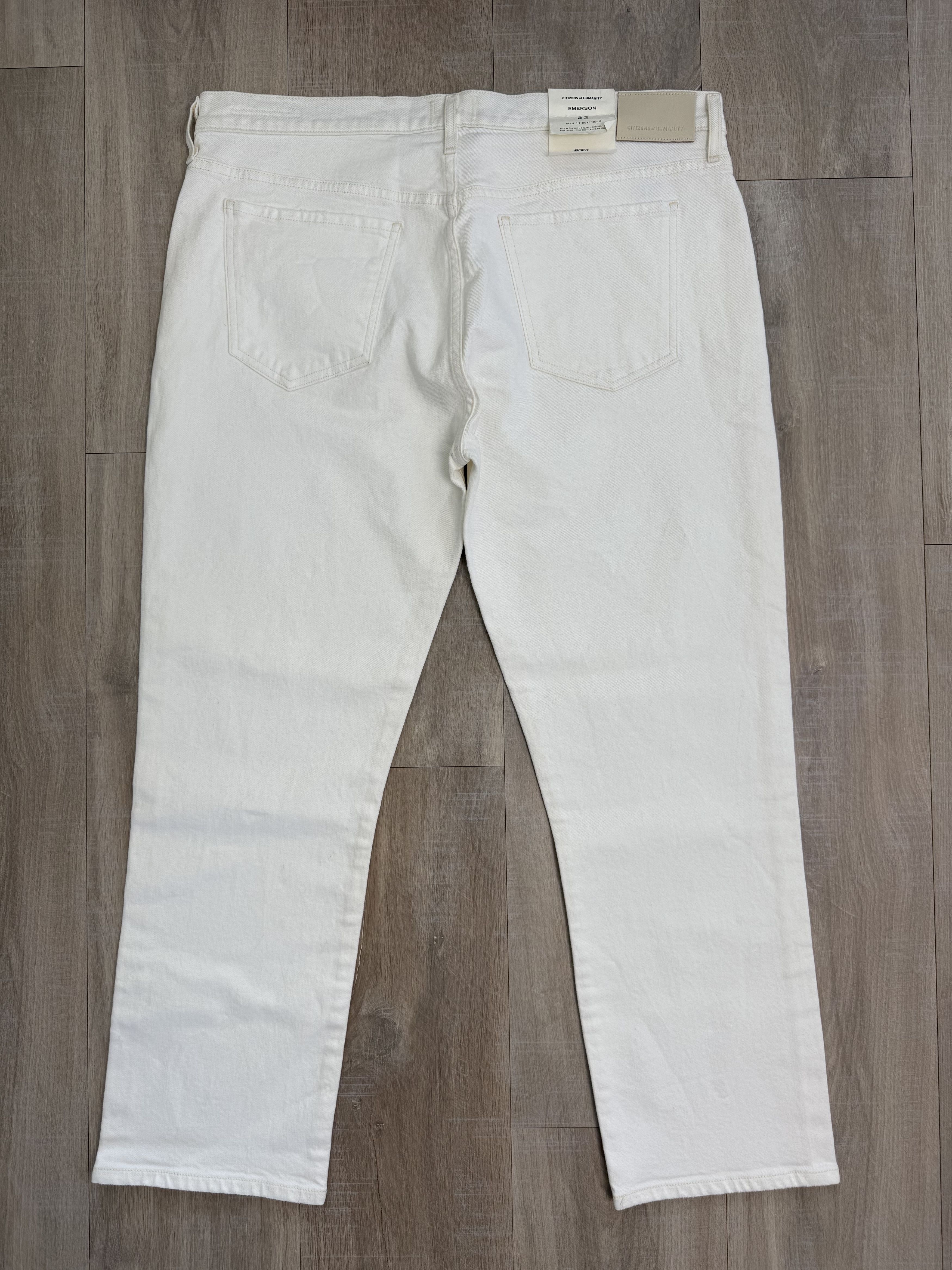 Citizens Of Humanity Citizens of Humanity Jeansy Boyfriend Emerson Size 32 White Size US 38 / EU 54 - 6 Thumbnail