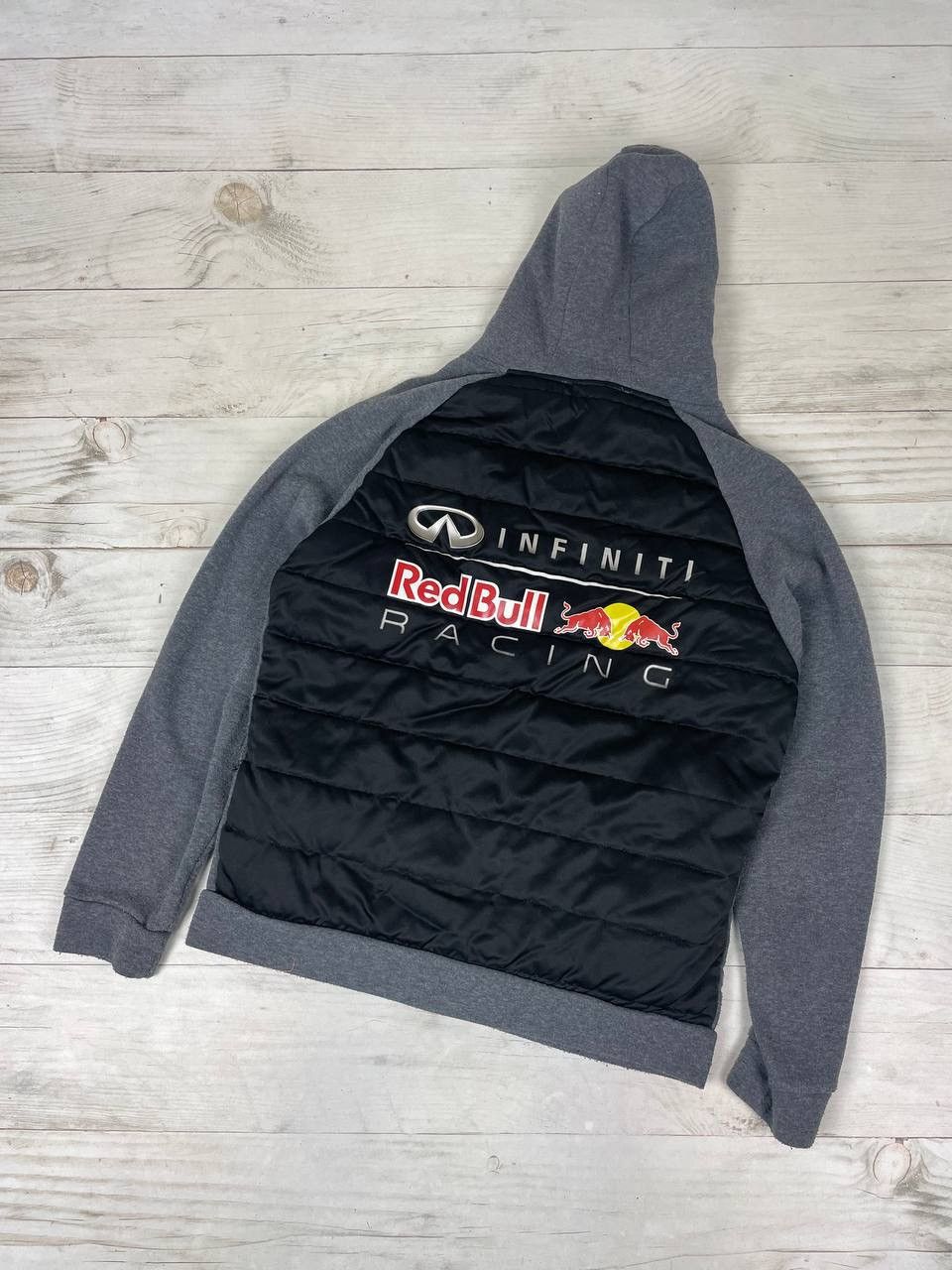 Red Bull Vintage Infiniti Red Bull Racing Jacket Hoodie Full Zip Size US L / EU 52-54 / 3 - 1 Thumbnail