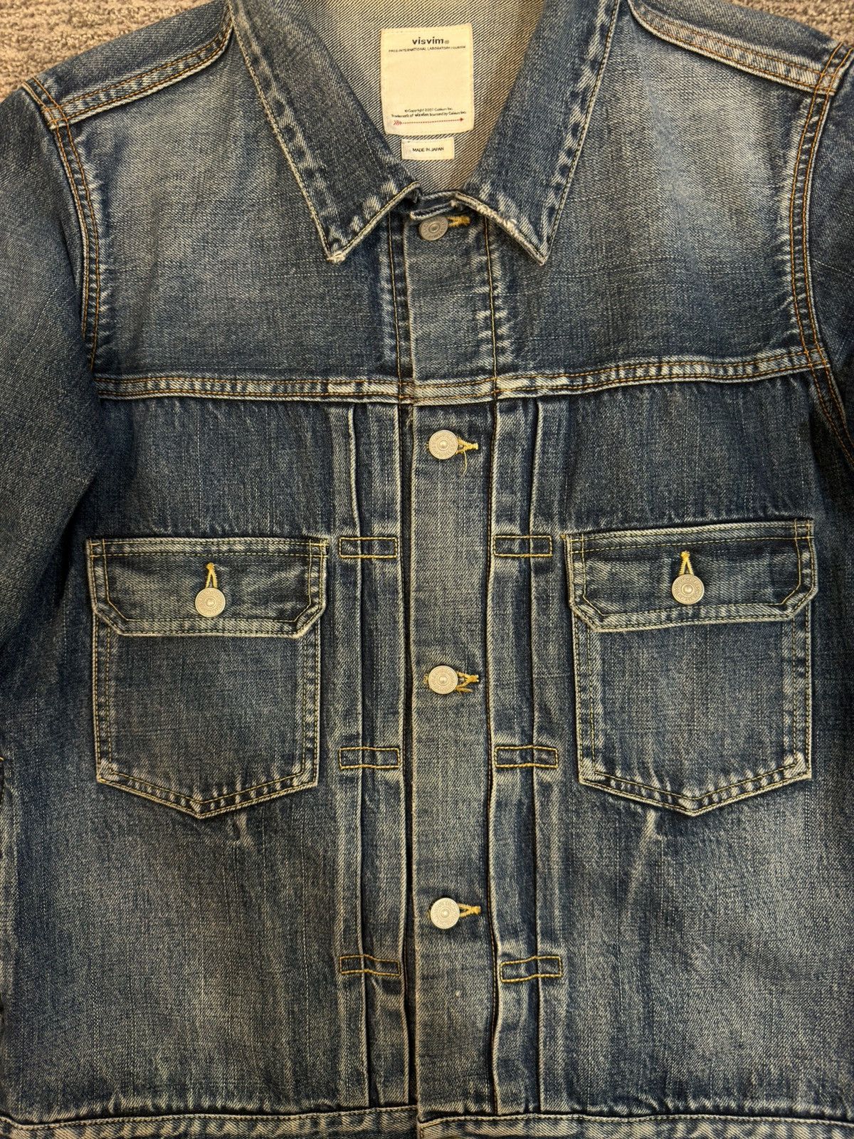 Visvim Visvim D1001 Denim Jacket - Size 4 – Hand Distr Size US XL / EU 56 / 4 - 10 Thumbnail