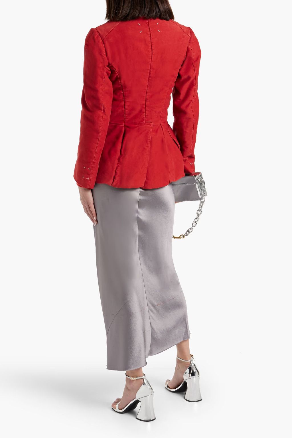 Maison Margiela o1y0625 Blazer in Red Size XS / US 0-2 / IT 36-38 - 3 Thumbnail