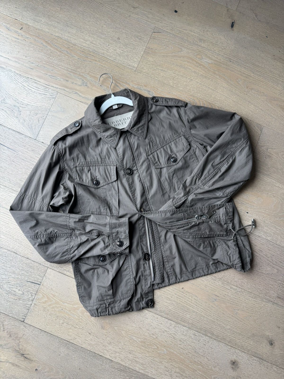 Burberry Burberry Brit M65 Bomber Trench Jacket, Vintage, Y2K era. Size US L / EU 52-54 / 3 - 1 Thumbnail