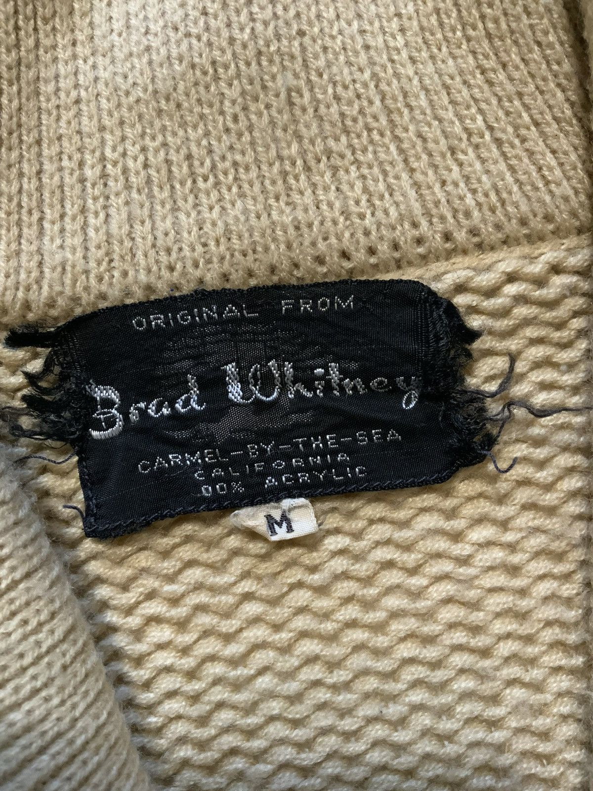 Vintage Vintage 60s 70s Brad Whitney Cableknit Knit Cardigan Sweater Size US M / EU 48-50 / 2 - 5 Thumbnail