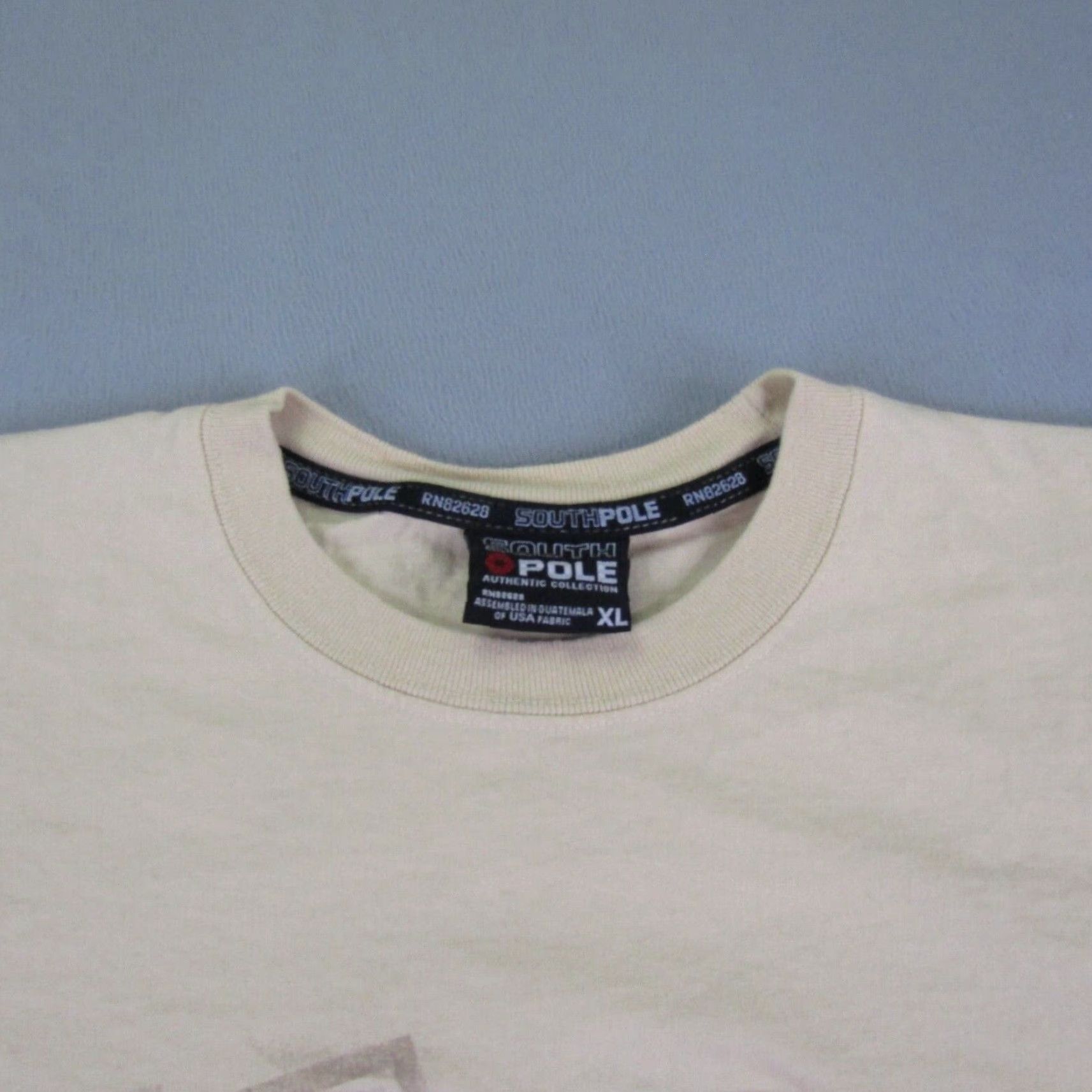 Southpole VINTAGE Southpole Shirt Mens XL Beige 3D Print Hip Hop Baggy Y2K shirt Mens XL Beige 3D Print Hip Hop Baggy Y2K Size US XL / EU 56 / 4 - 2 Thumbnail