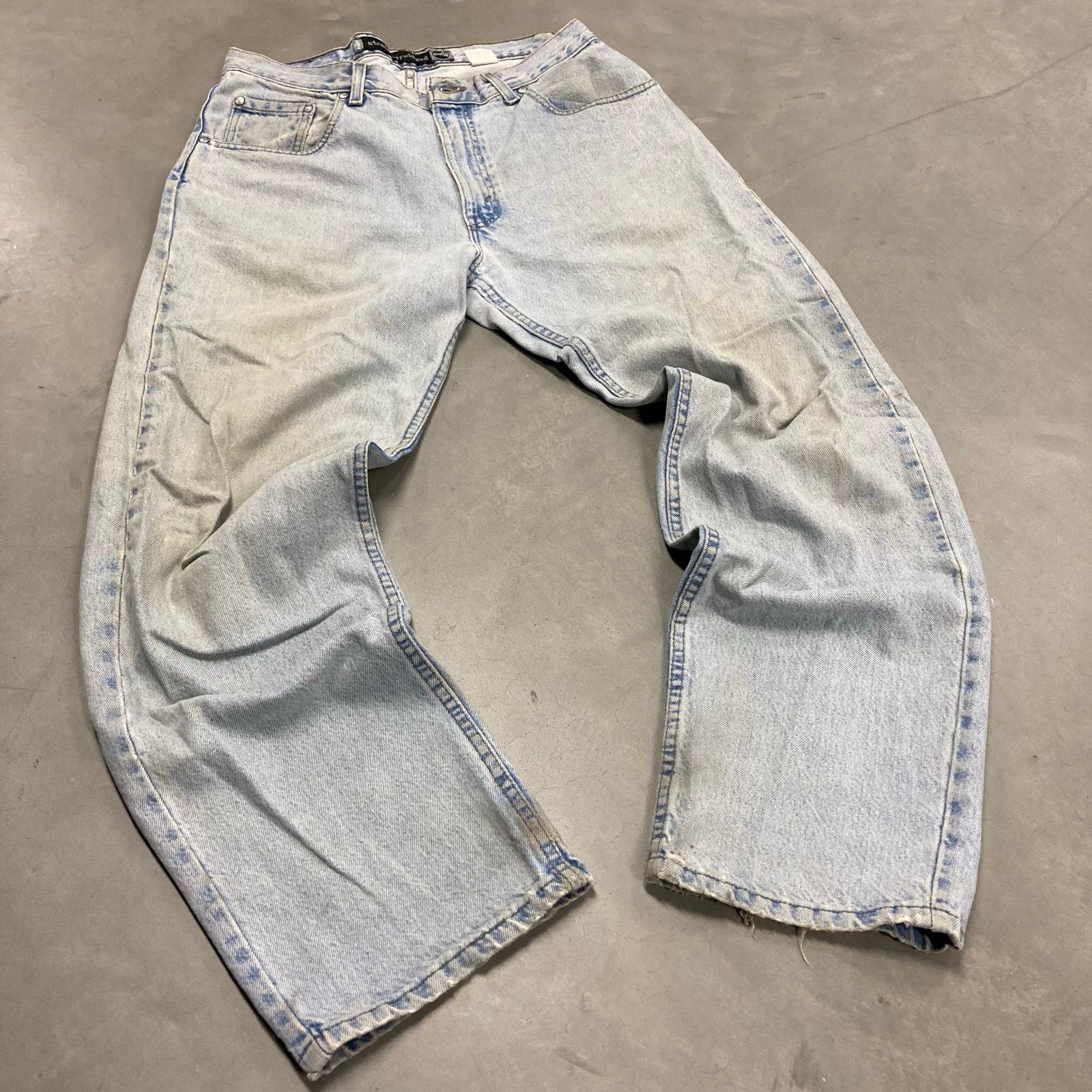 Levi's Levis silver tab jeans vintage baggy washed pants 33x32