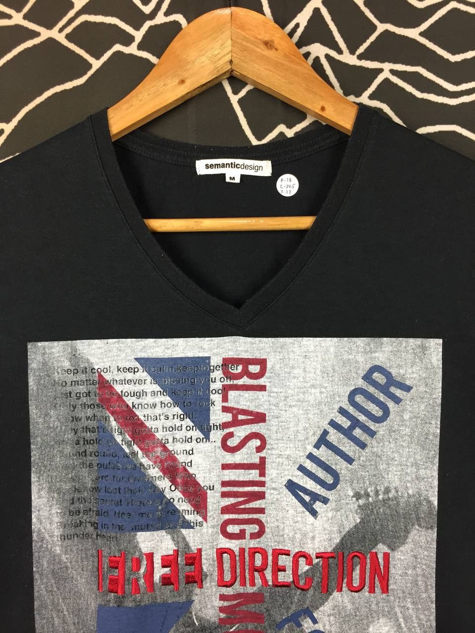 semanticdesign Semantic Design Blasting Music Union Jack Punk Aesthetic Tee Size US S / EU 44-46 / 1 - 3 Thumbnail