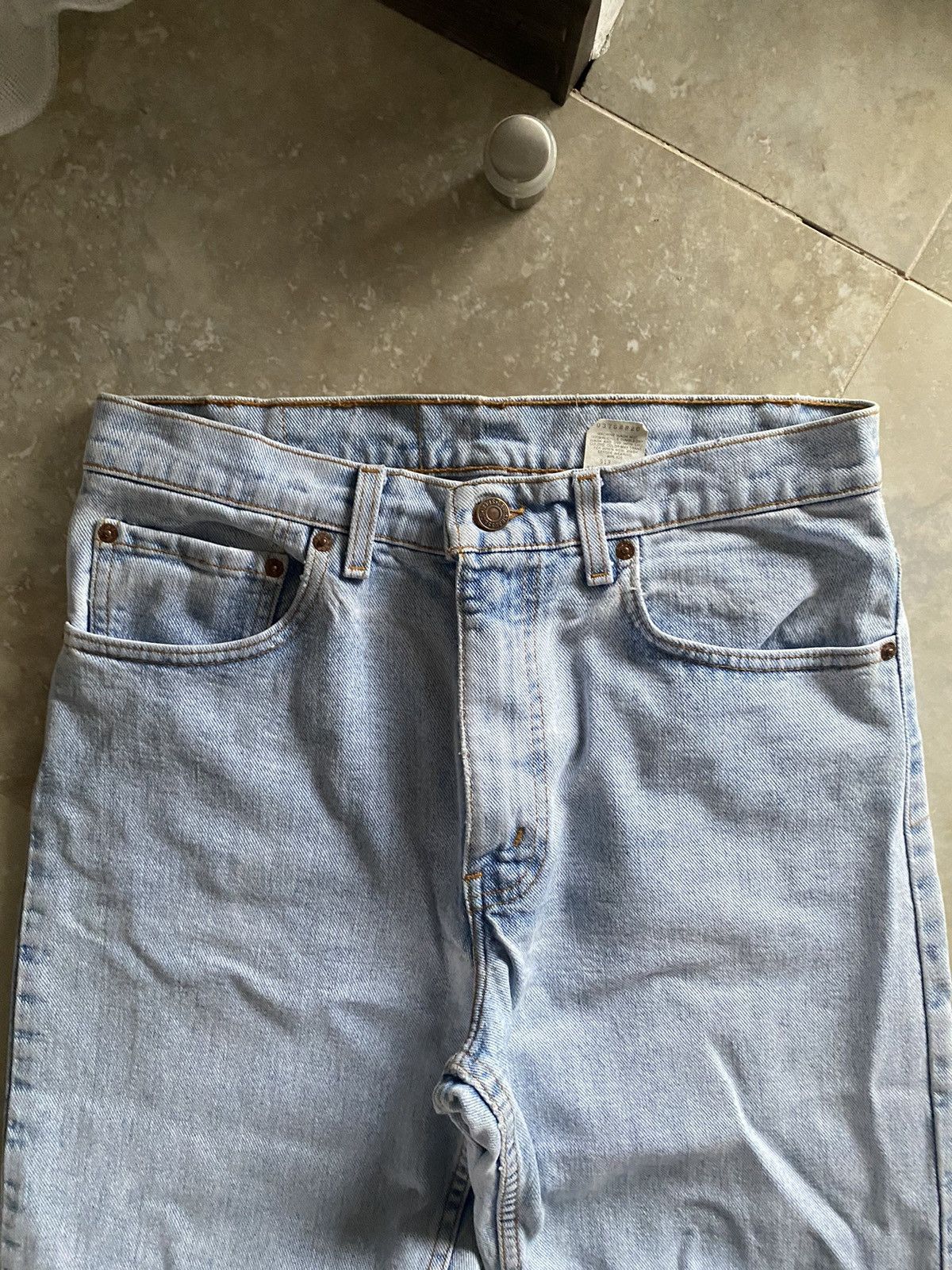 Levi's Vintage Levis 2000s Baggy Jeans Y2K Made in Usa Workwear 550 Size US 32 / EU 48 - 6 Thumbnail