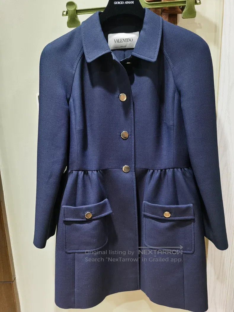 Valentino Valentino Wool coat coat Size M / US 6-8 / IT 42-44 - 1 Thumbnail