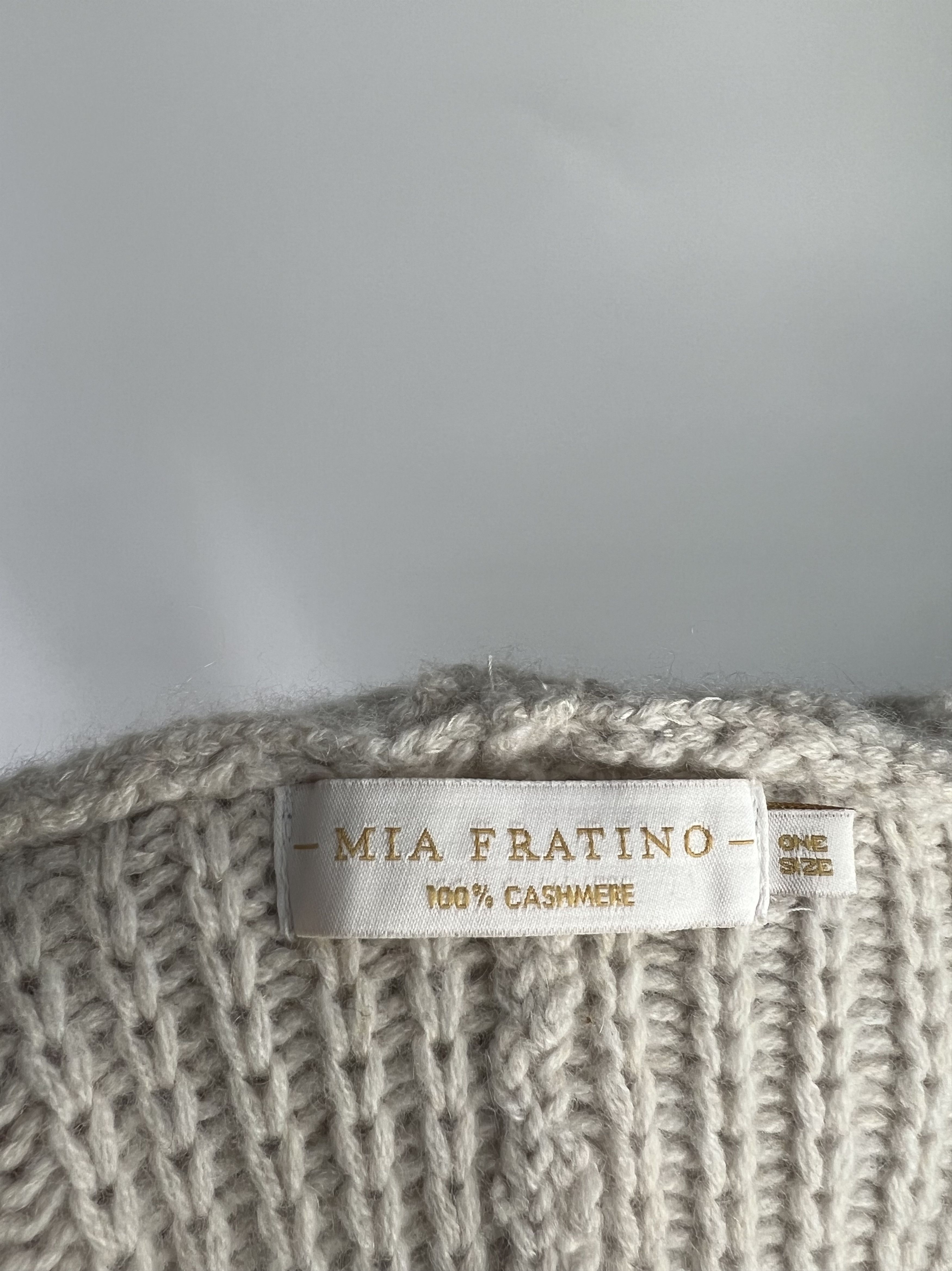 Designer Mia Fratino 100% Cashmere Knit Open Cardigan One Size Size ONE SIZE - 10 Thumbnail