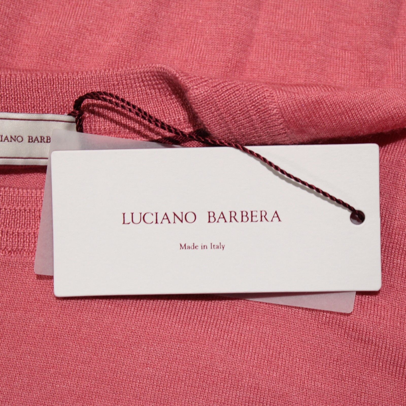 Luciano Barbera Luciano Barbera Sweater Size US M in Pink Size US M / EU 48-50 / 2 - 2 Thumbnail