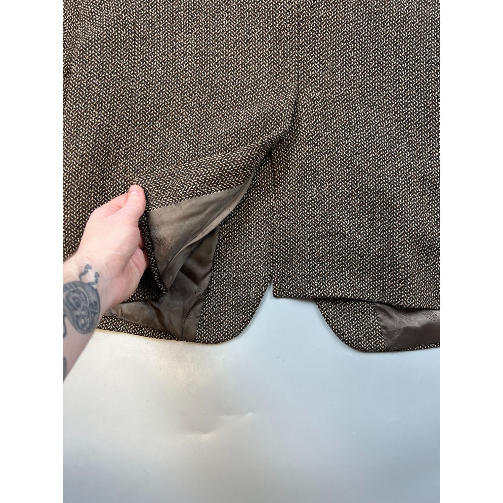 Missoni Missoni Uomo Vintage Tweed Wool 3 Button Blazer (Y0714) Size 52R - 10 Thumbnail