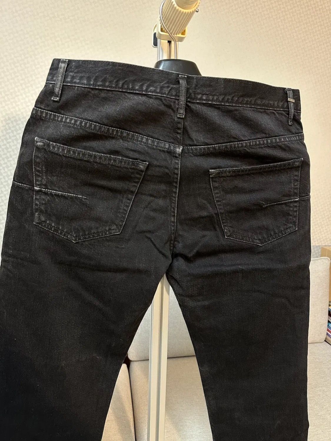 Dior Dior Homme 06SS Hedi Slimane Black Denim Jeans Size US 30 / EU 46 - 6 Thumbnail
