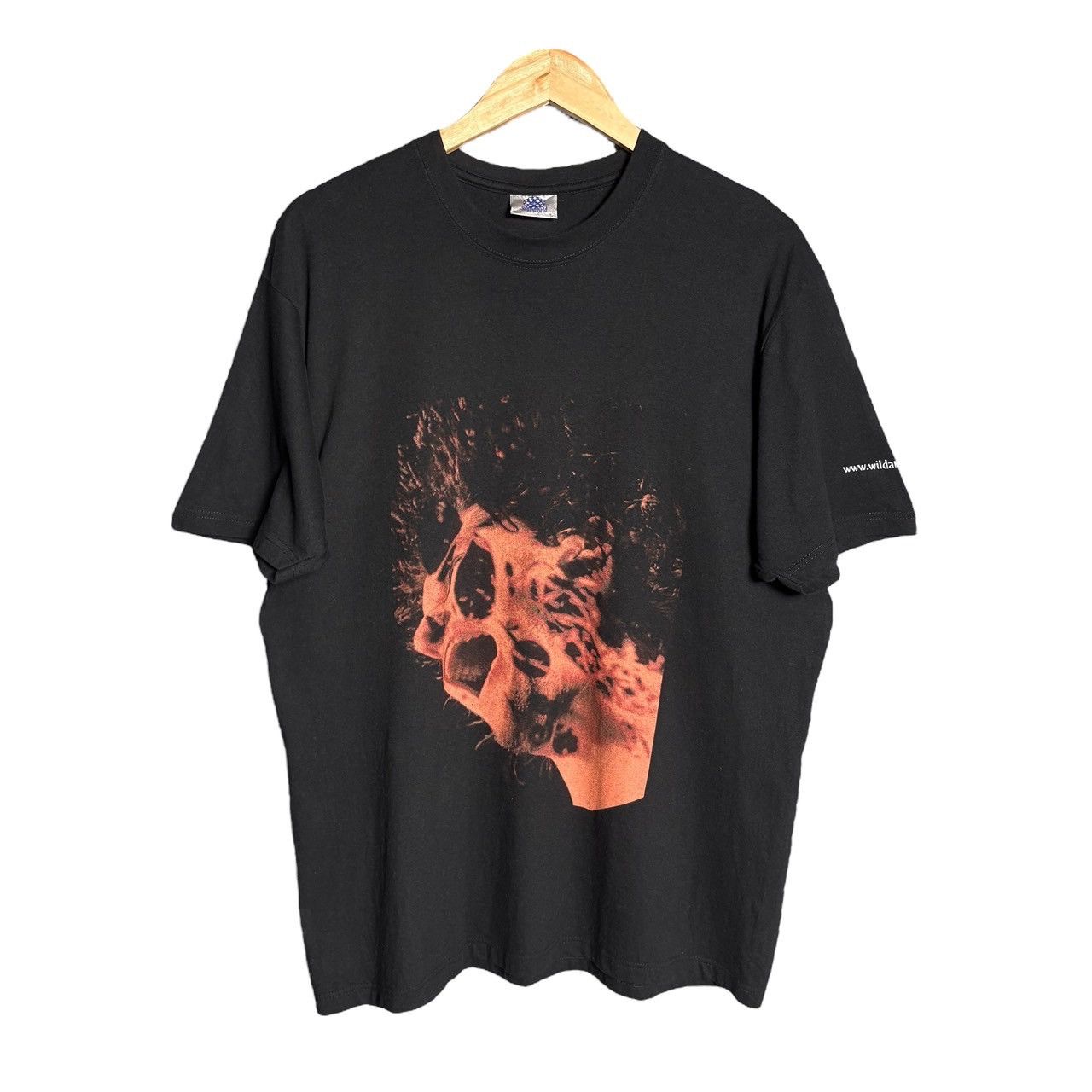 Vintage Vintage 90s Wild Animus Big Face Graphic T-Shirt Size US L / EU 52-54 / 3 - 1 Thumbnail