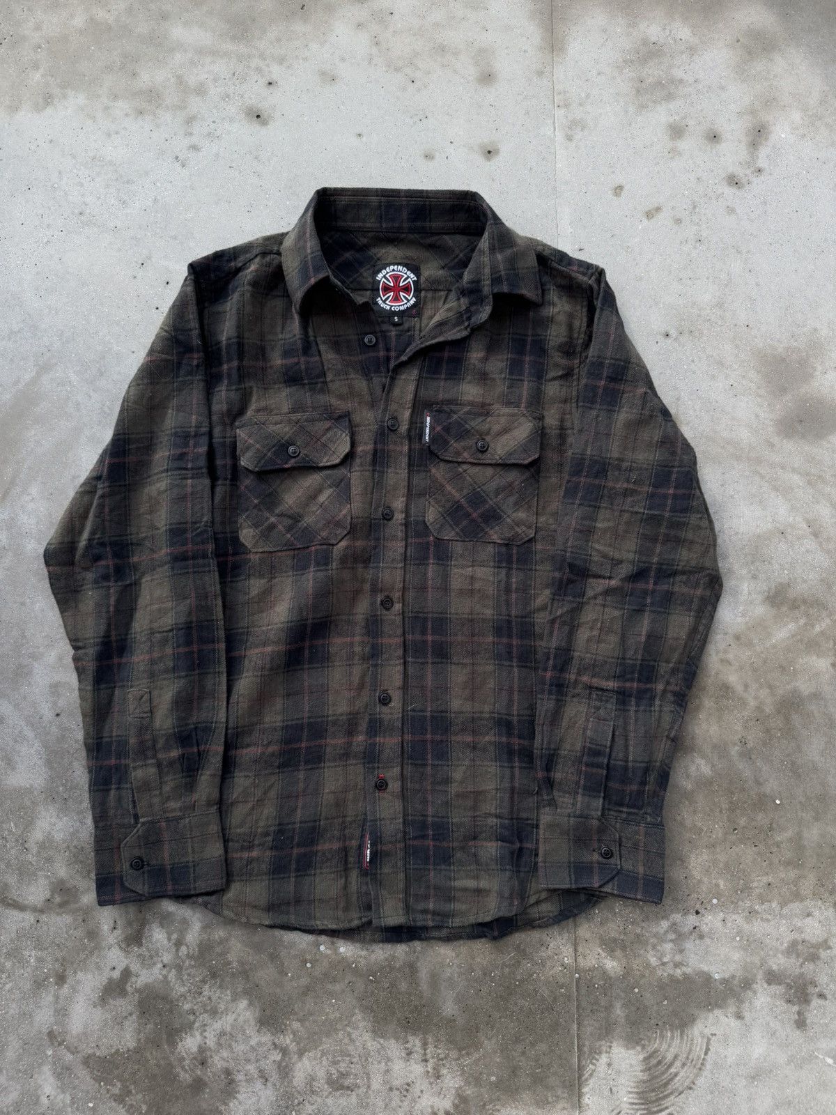 Independent Truck Co. Independent truck company flanel button up shirt Size US S / EU 44-46 / 1 - 2 Thumbnail