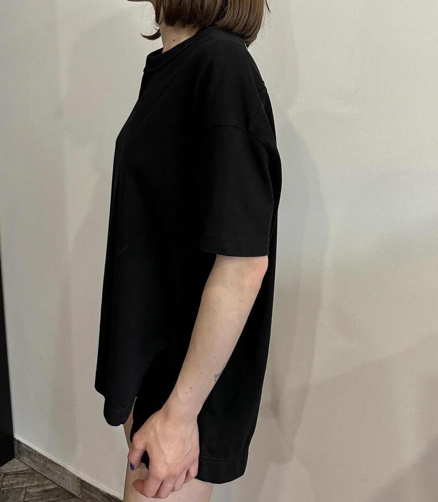 Acne Studios Acne Studios Women Piani Hvy Int T-shirt Asymmetric Top Size S / US 4 / IT 40 - 2 Thumbnail