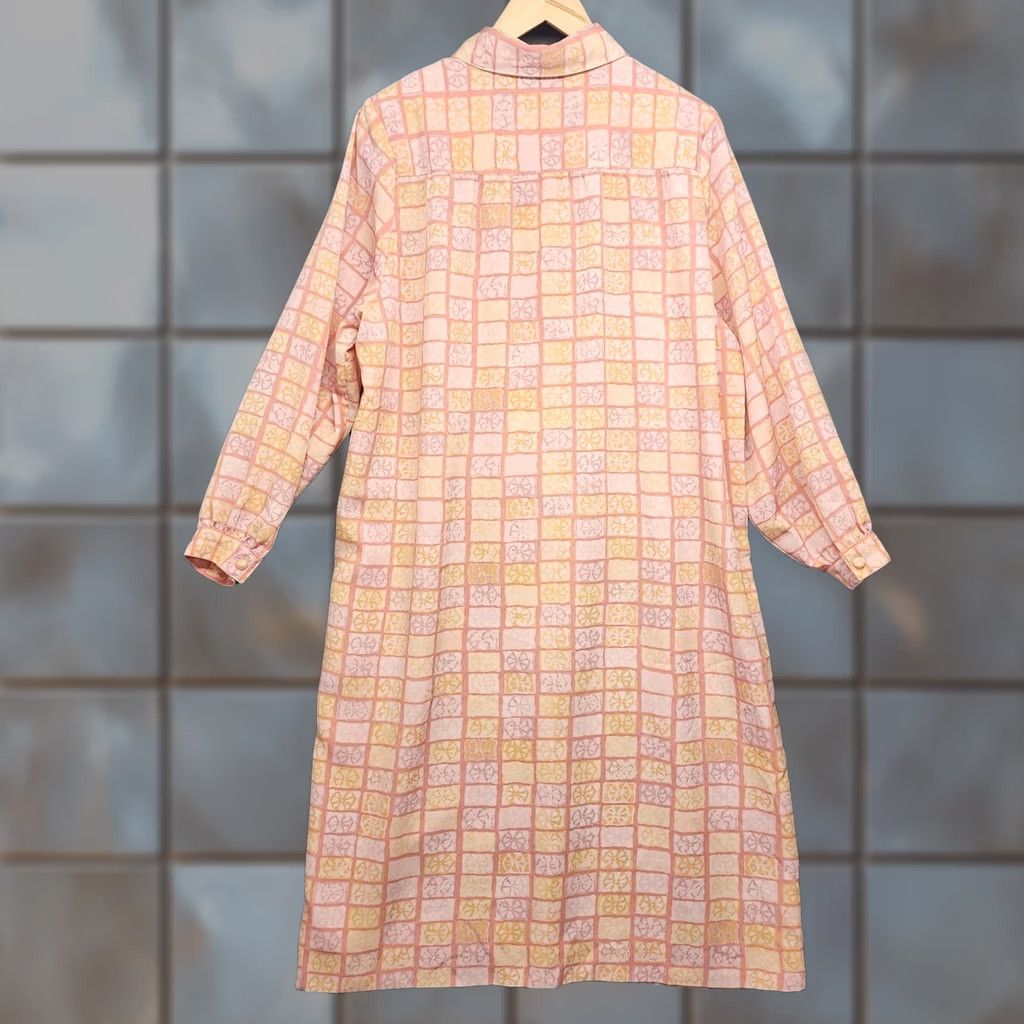 Pinko VINTAGE The TOG Shop Womens Gown Nightgown Pink 20M Plus Long Sleeve Button Machine Washable Fall Winter Womens Size 3XL / US 20-22 - 1 Thumbnail