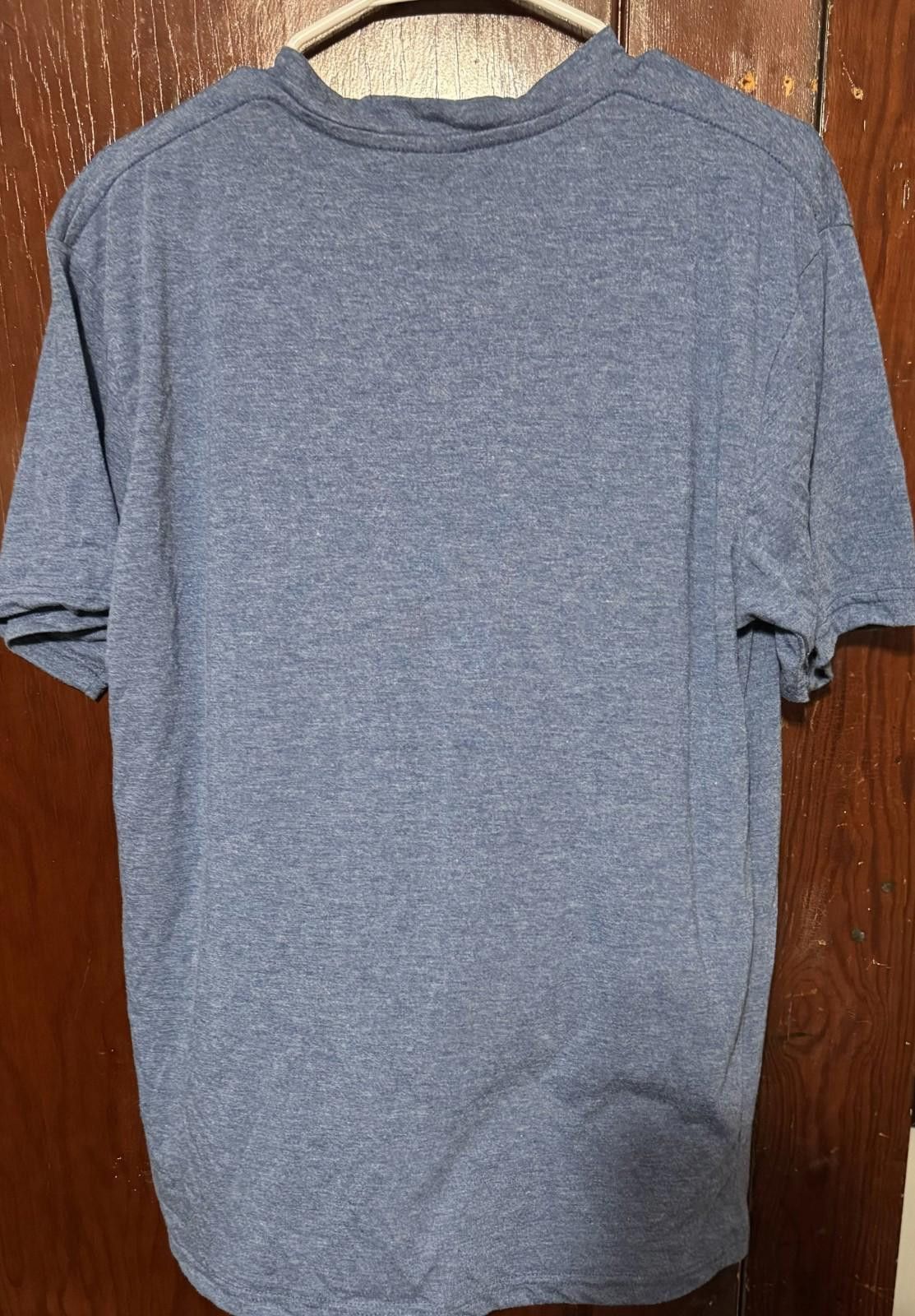 The Unbranded Brand New England Patriots S/S T-Shirt Men L Blue Tee NFL Football Size ONE SIZE - 2 Thumbnail