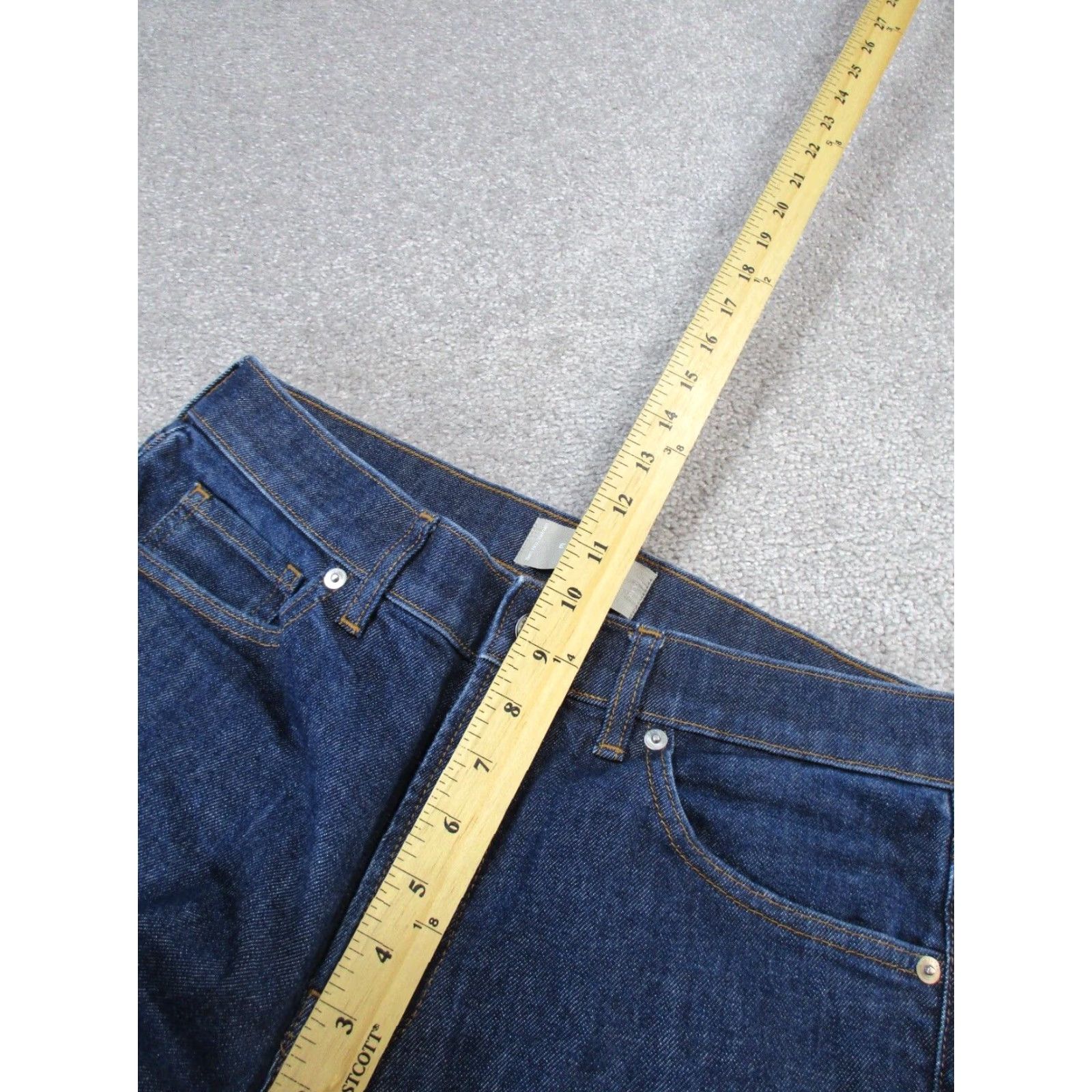 Everlane Everlane Mens Slim Jeans 31X30 Dark Blue Denim Regular Mens Size US 31 - 7 Thumbnail