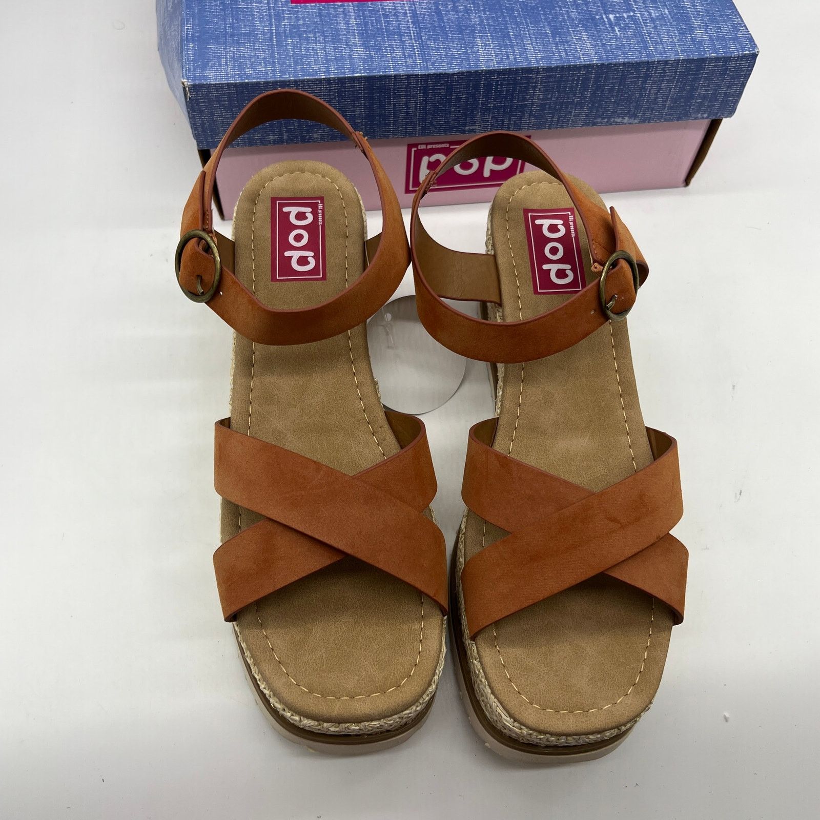 Other Pop Cicci Women Shoes Ankle Strap Casual Wedge Sandle Size US 11 / IT 41 - 2 Thumbnail