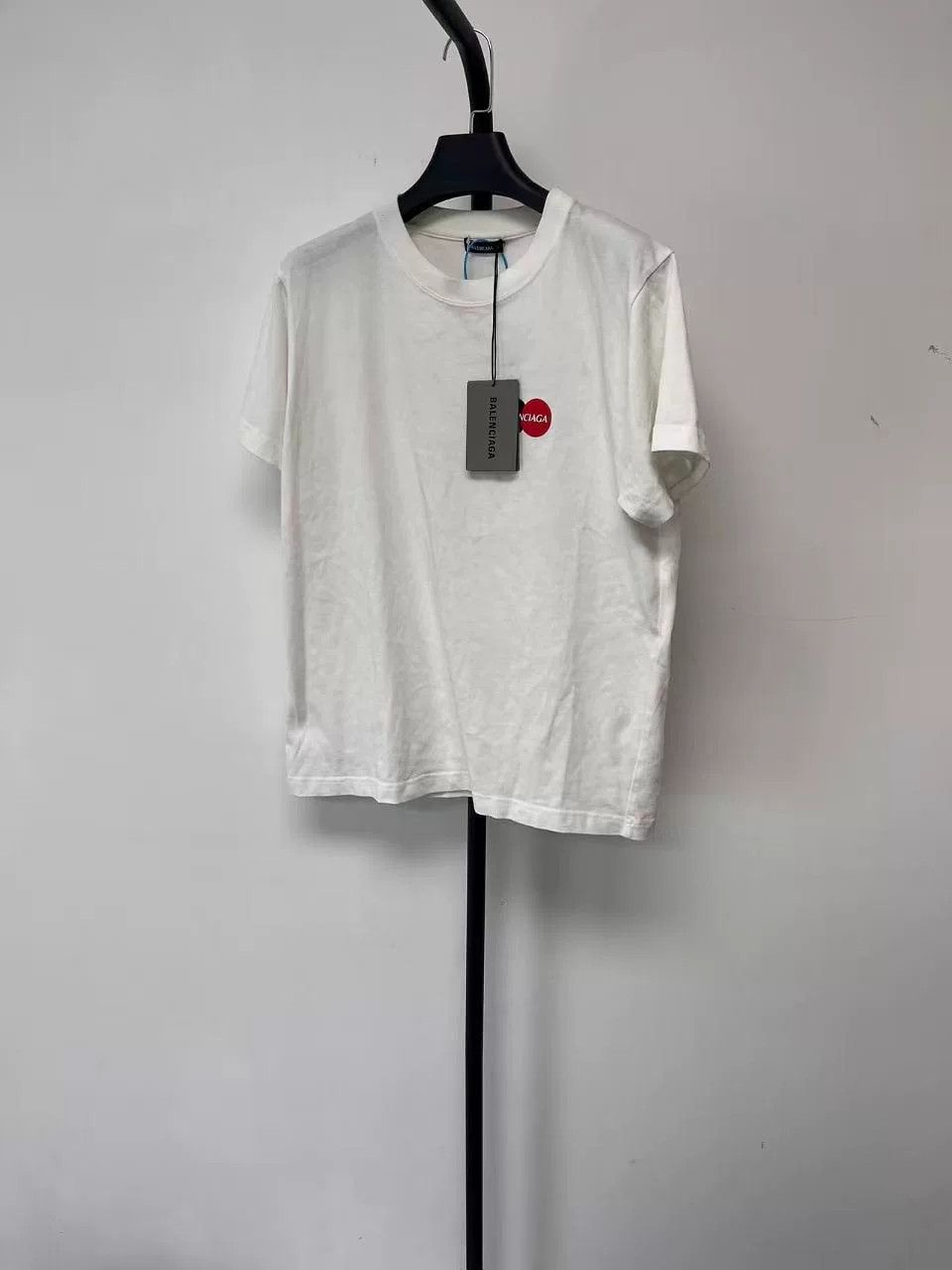 Balenciaga Logo Print Casual Short Sleeve Top