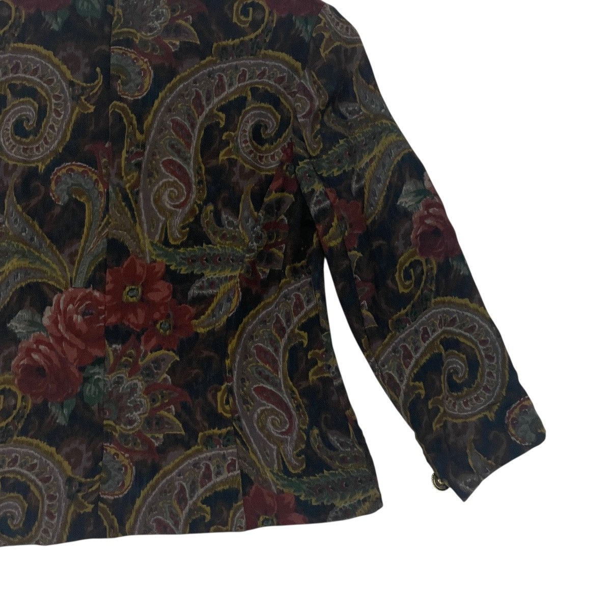 Burberry Vintage 90s Burberry’s Tweed Art Jacket Size M / US 6-8 / IT 42-44 - 10 Thumbnail