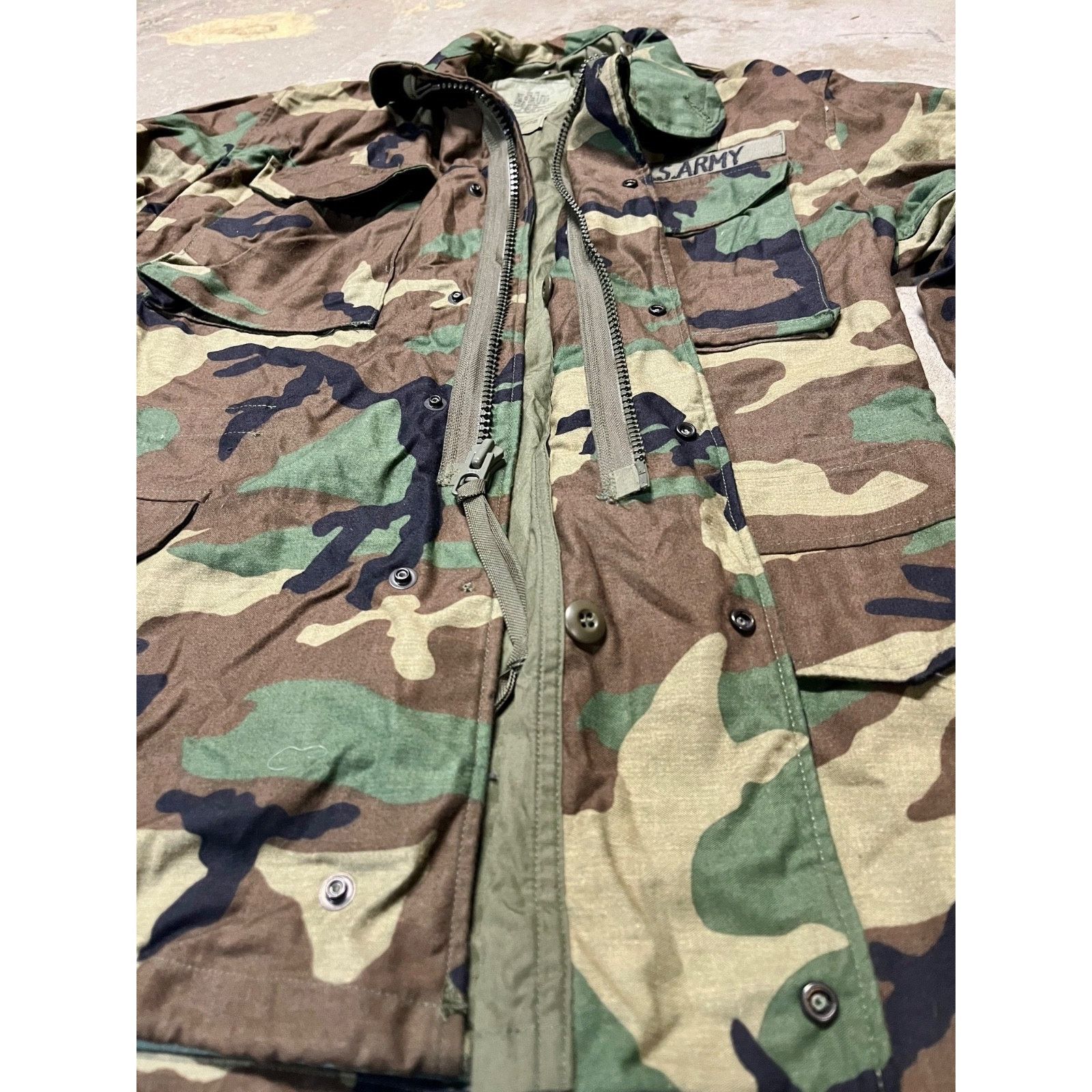 Other USGI US Army M-65 Woodland Field Jacket Cold Weather Small Size US S / EU 44-46 / 1 - 2 Thumbnail