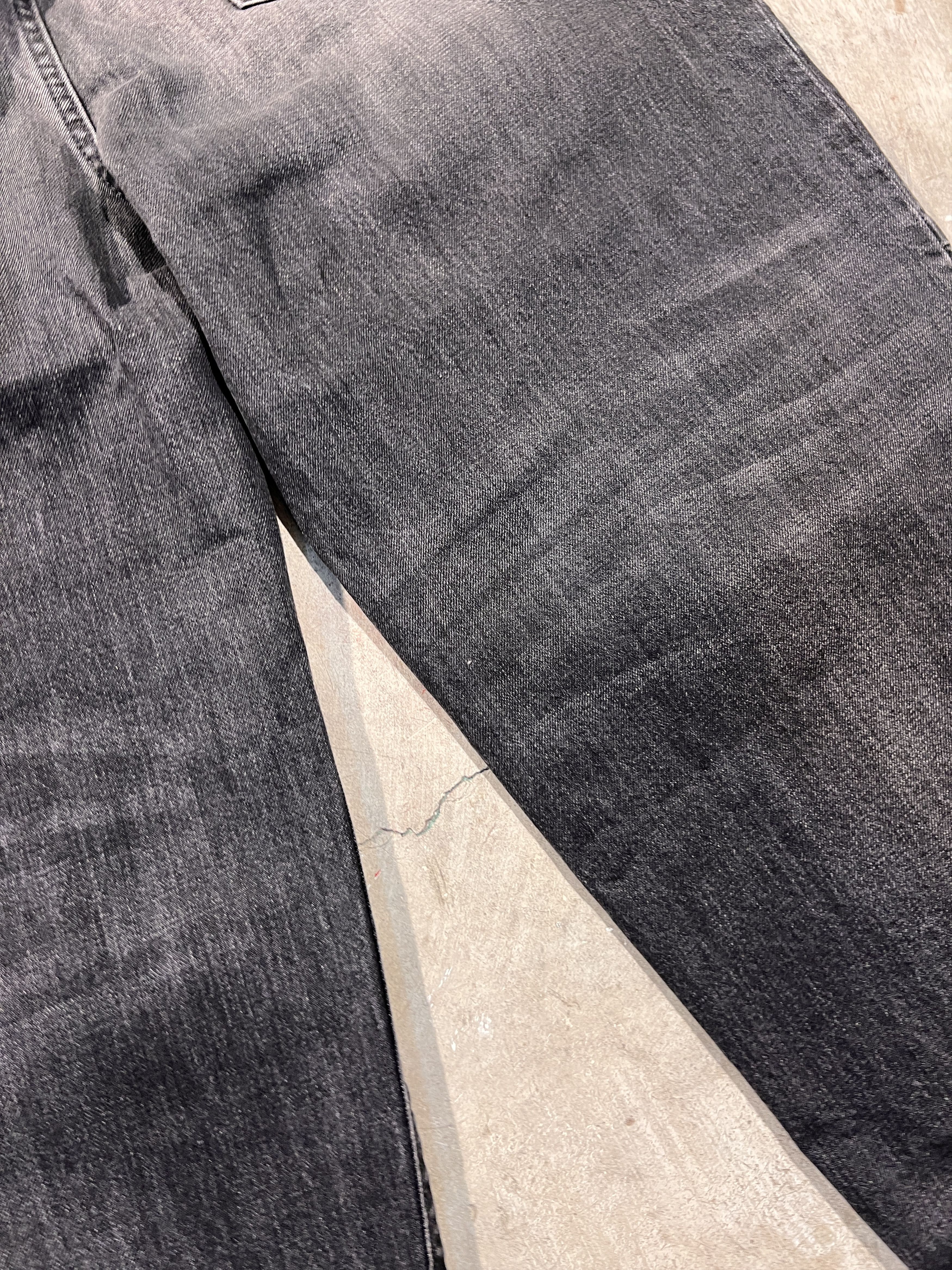 R13 R13 Crop Wide Leg Jean Wilson Black Size 27" / US 4 / IT 40 - 9 Thumbnail