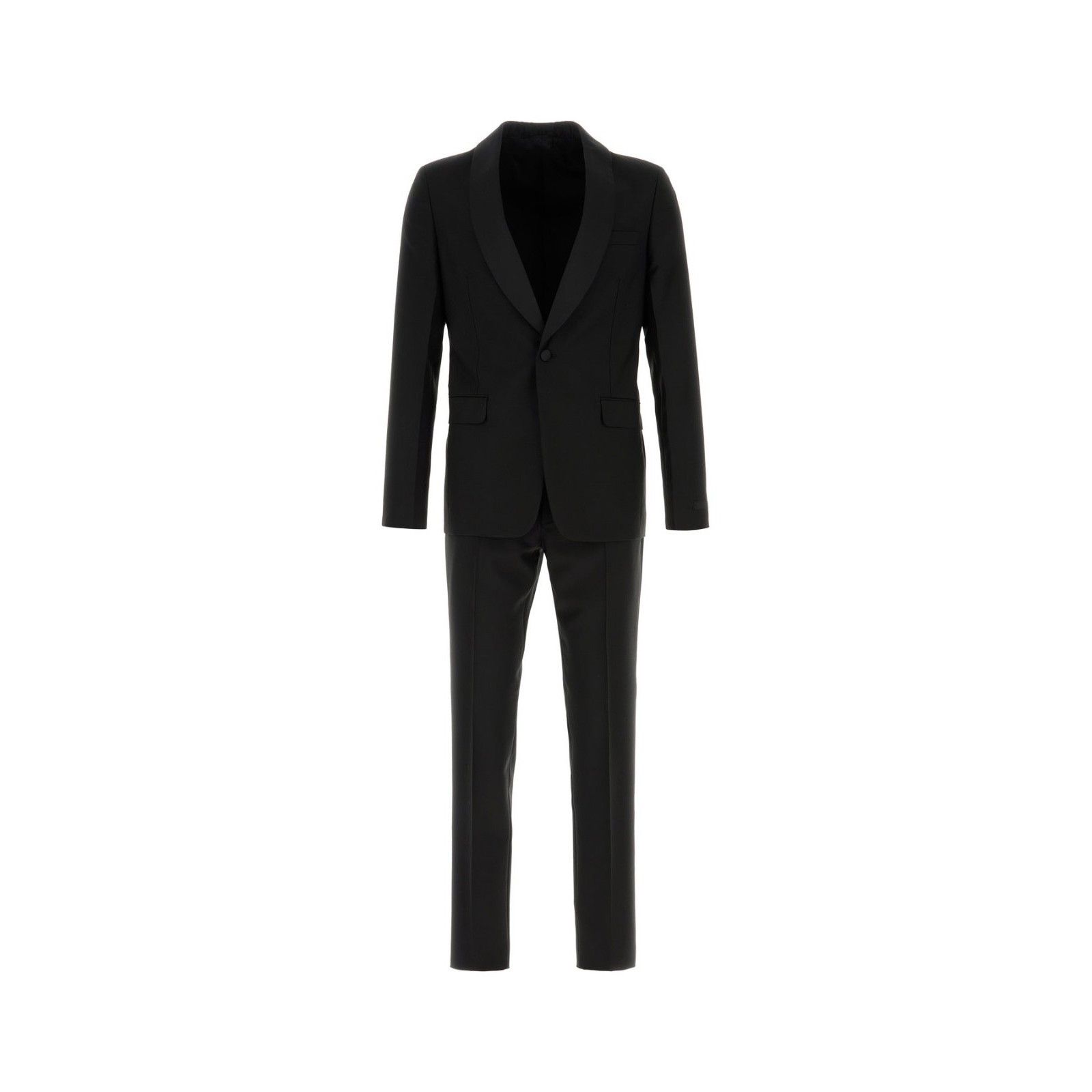 PRADA Black Wool Blend Suit New )