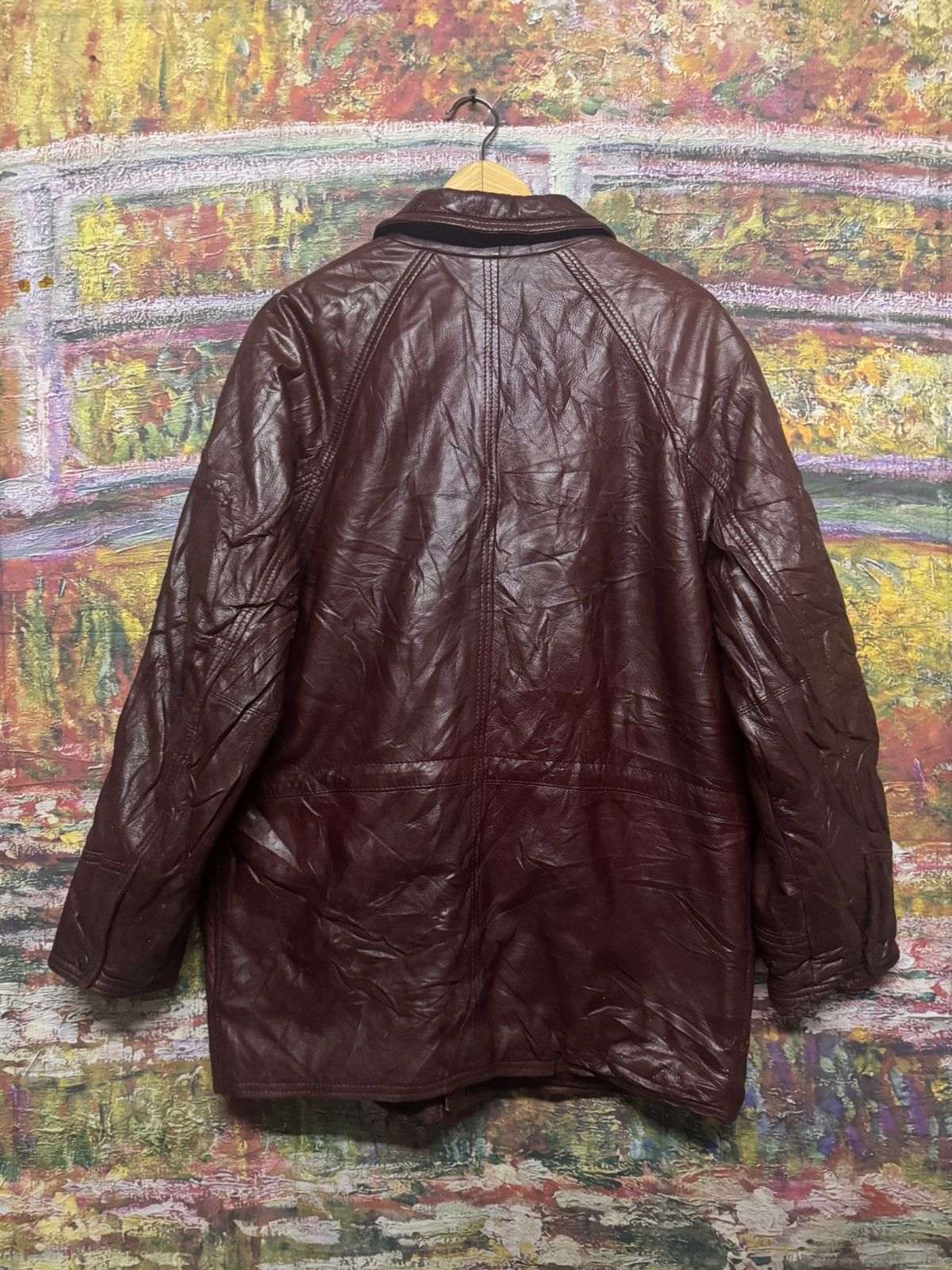 Valentino Vintage Valentino Lether Jacket Size US XL / EU 56 / 4 - 2 Thumbnail