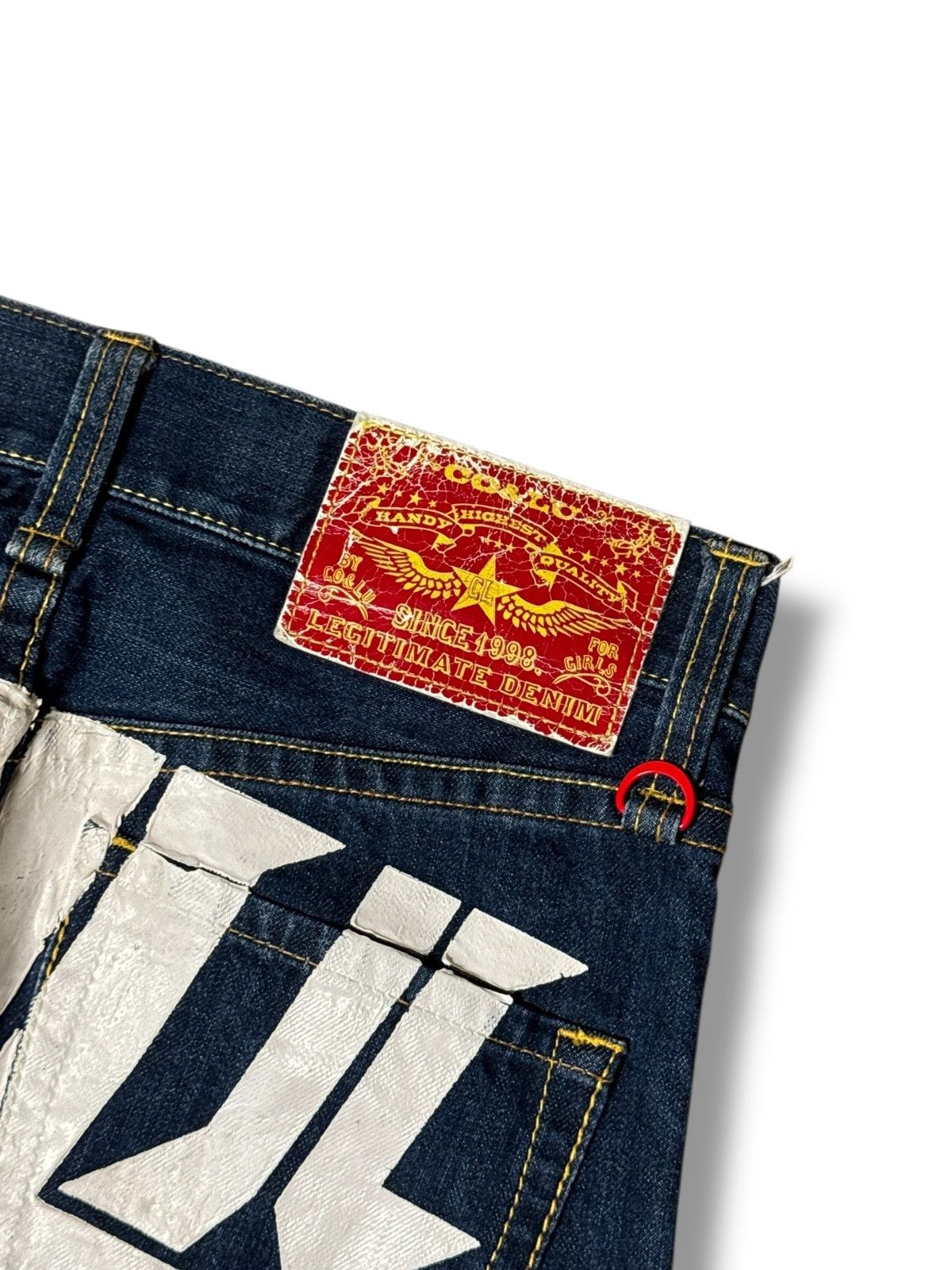 Japanese Brand Vintage Co&Lu Spellout Denim Jeans Japanese Brand Y2K Size US 30 / EU 46 - 6 Thumbnail