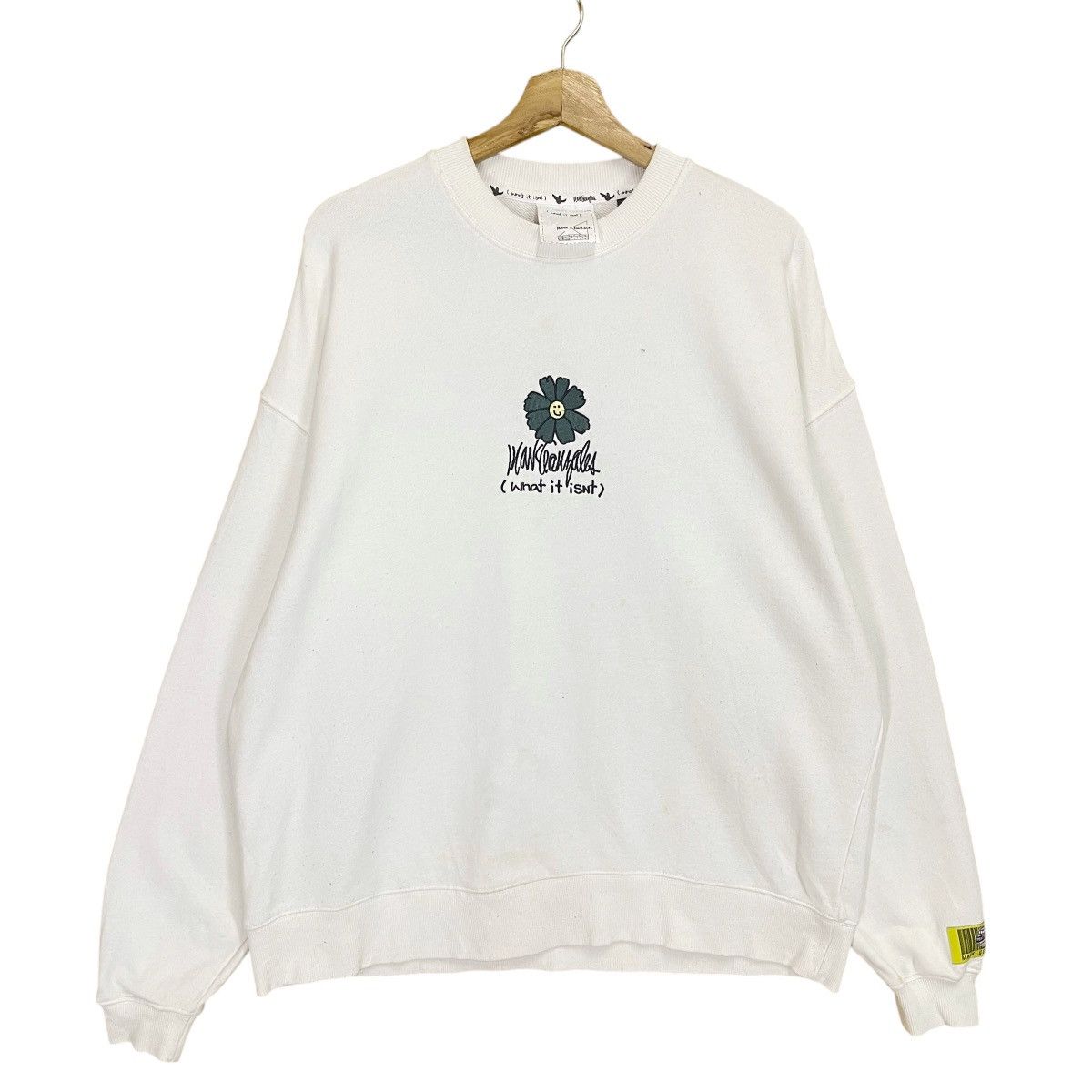 Japanese Brand Mark Gonzales Big Logo Crewneck Sweatshirt Size L Size US L / EU 52-54 / 3 - 6 Thumbnail