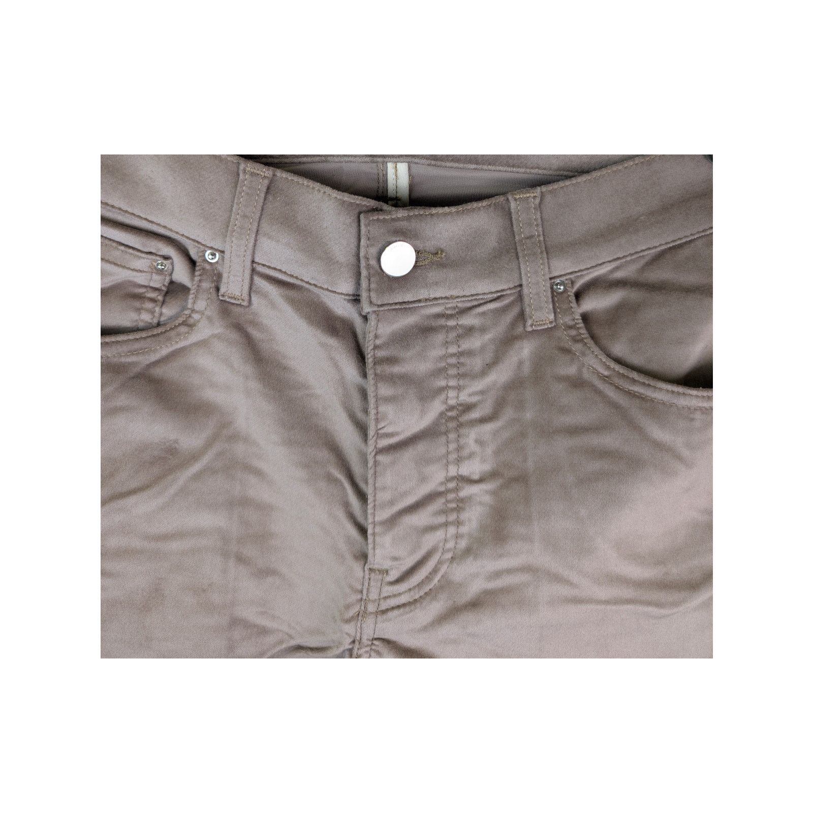 Amiri o1rshd1 Velour Flare Stack Pants in Sand Size US 34 / EU 50 - 8 Thumbnail