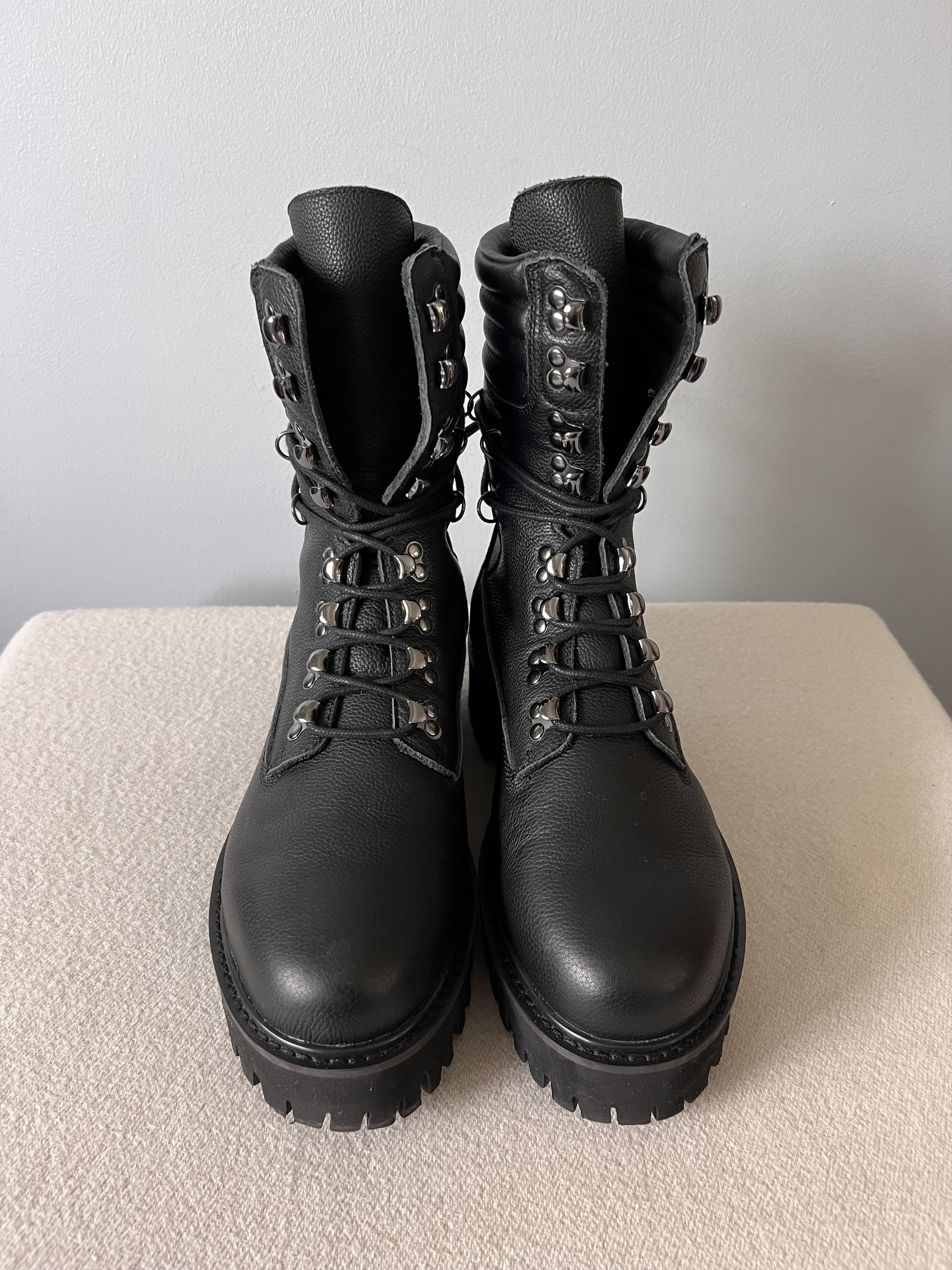 Who Decides War Who Decides War Leather Field Boots in Black Size US 9 / EU 42 - 4 Thumbnail