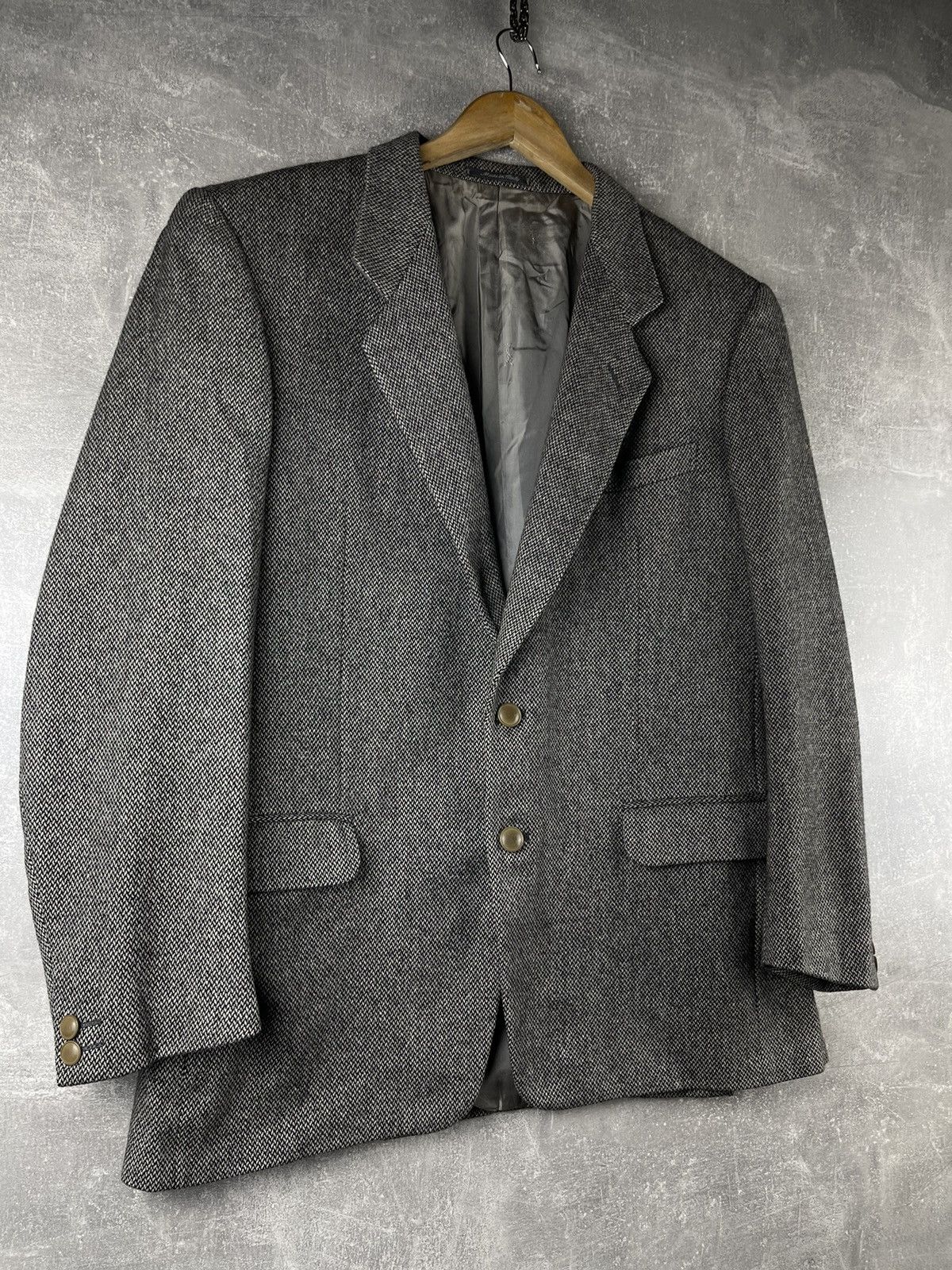 Yves Saint Laurent Yves Saint Laurent Rive Gauche Wool Cashmere Blazer Jacket Size 52R - 3 Thumbnail