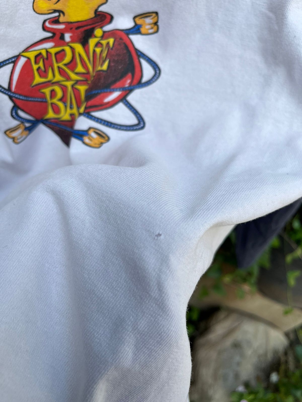 Other Y2K VTG Ernie Balls Raglan print graphic tee tshirt Size US XL / EU 56 / 4 - 8 Thumbnail