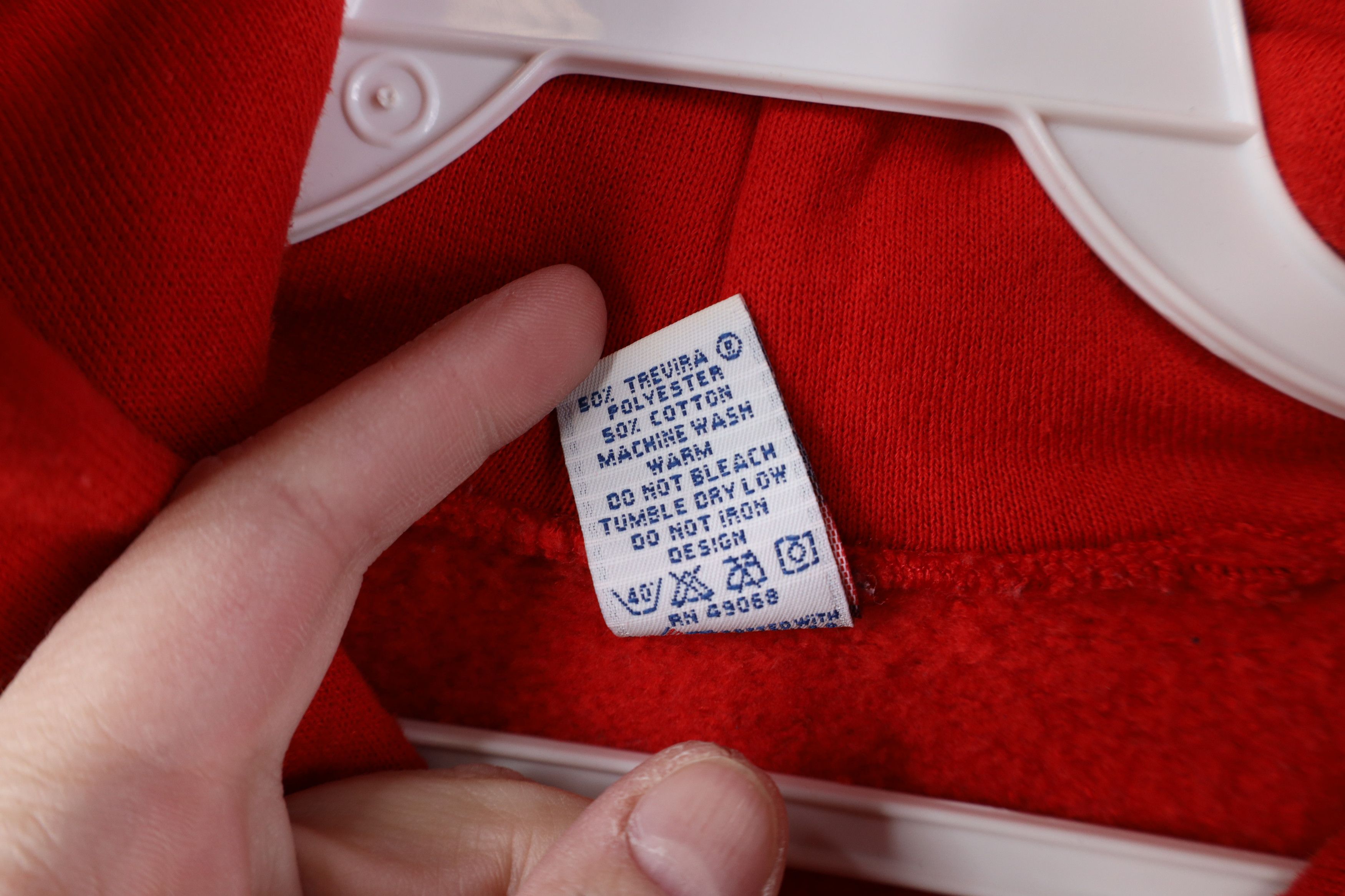 Vintage Vintage 80s 90s Marist Chicago Hoodie Sweatshirt Red USA Size US XL / EU 56 / 4 - 7 Thumbnail