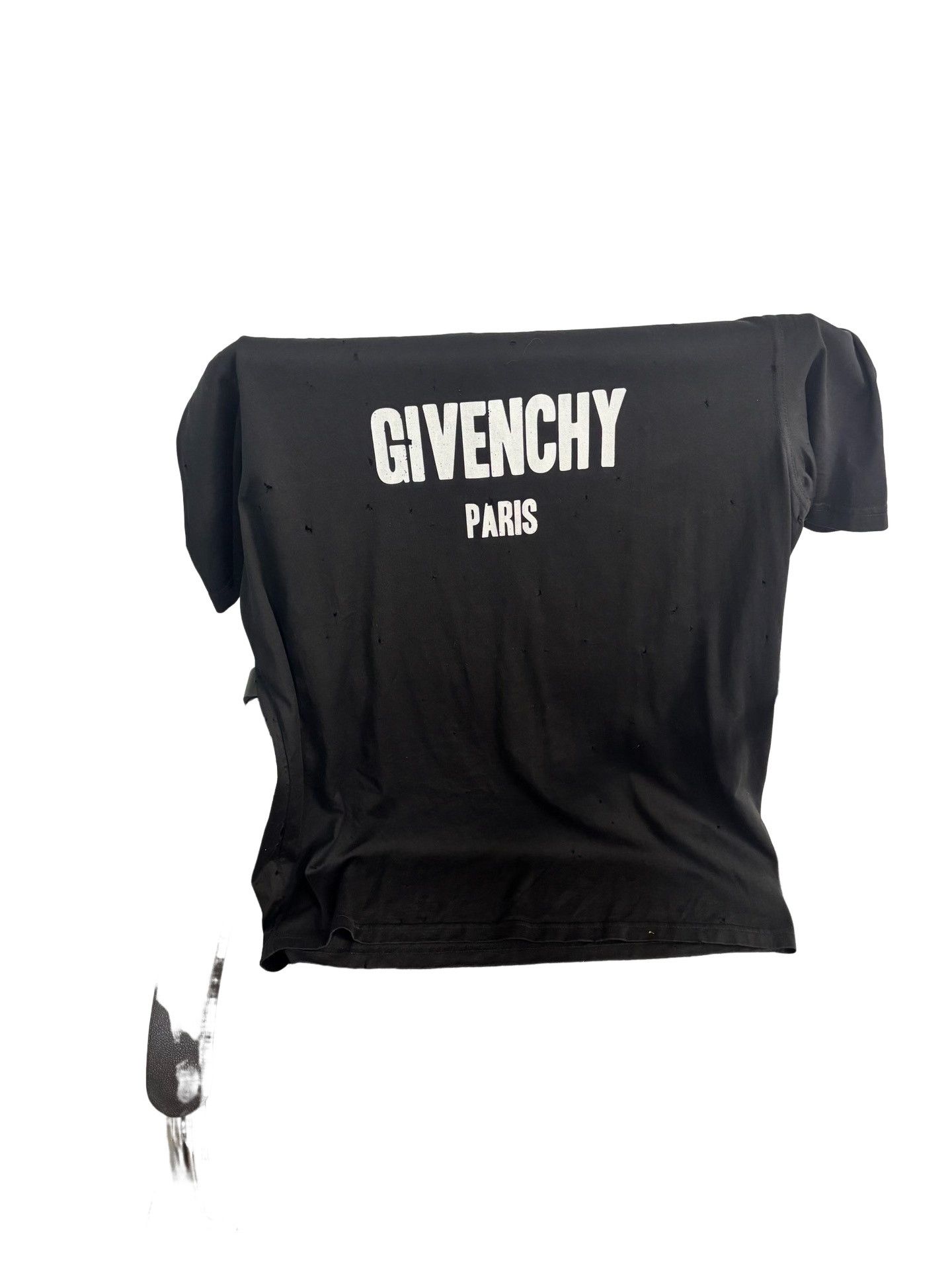 Givenchy Givenchy Distressed Logo T-Shirt Size M Size US M / EU 48-50 / 2 - 1 Thumbnail